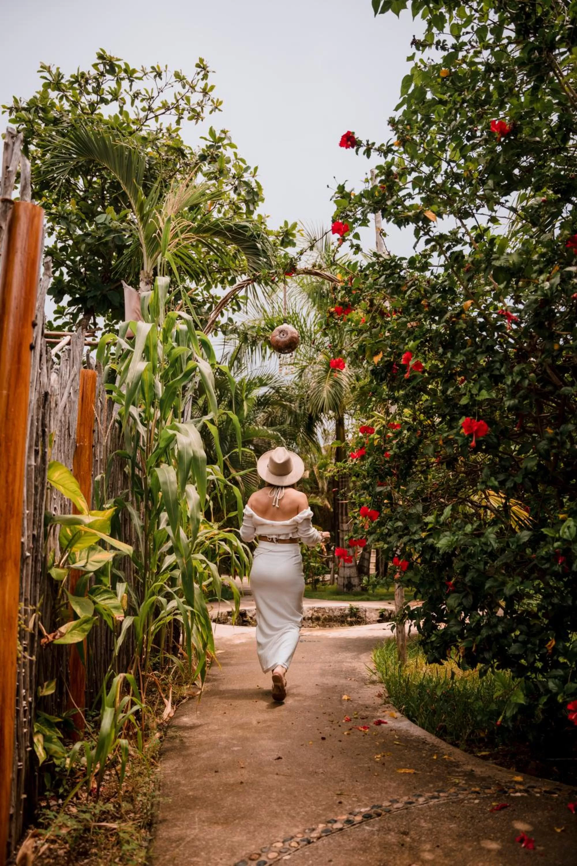 Garden view in Petit Lafitte Beach Front Hotel & Bungalows