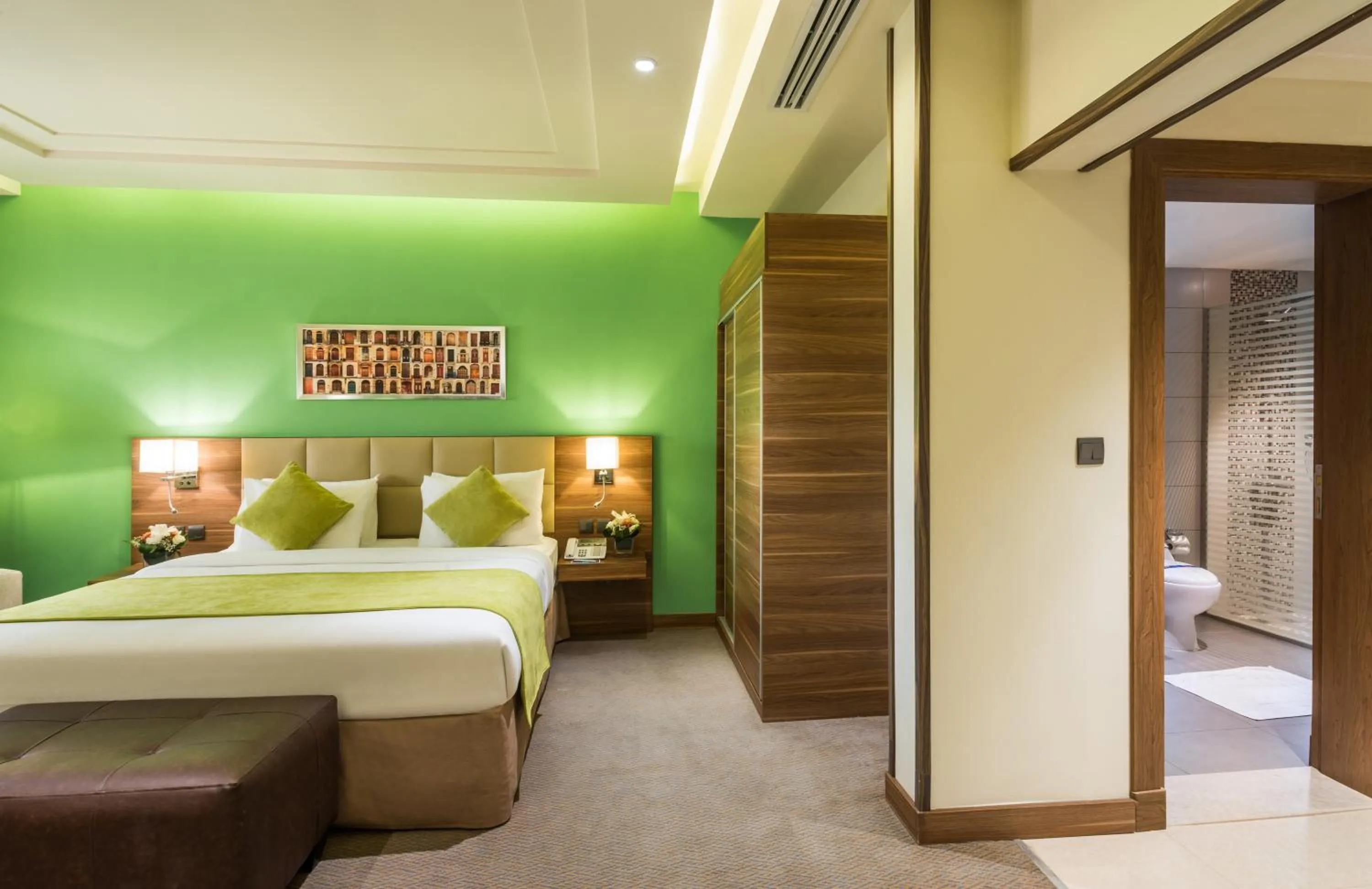 Bed in Mena Hotel Tabuk