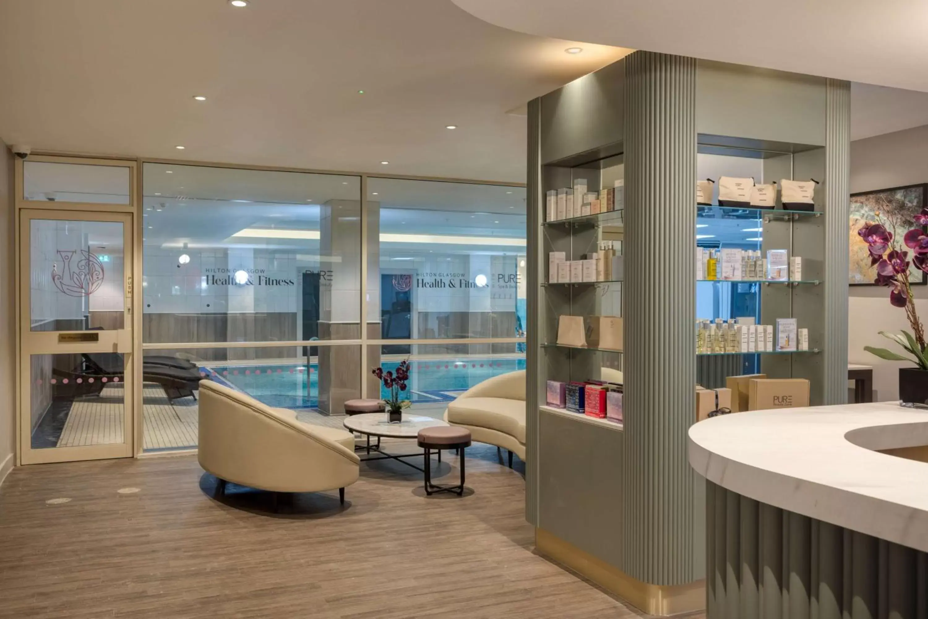 Spa and wellness centre/facilities in Hilton Glasgow