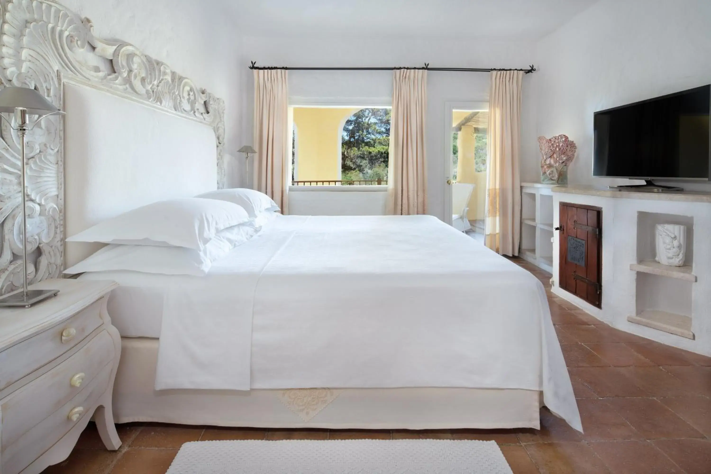 Bedroom, Bed in Cervo Hotel, Costa Smeralda Resort