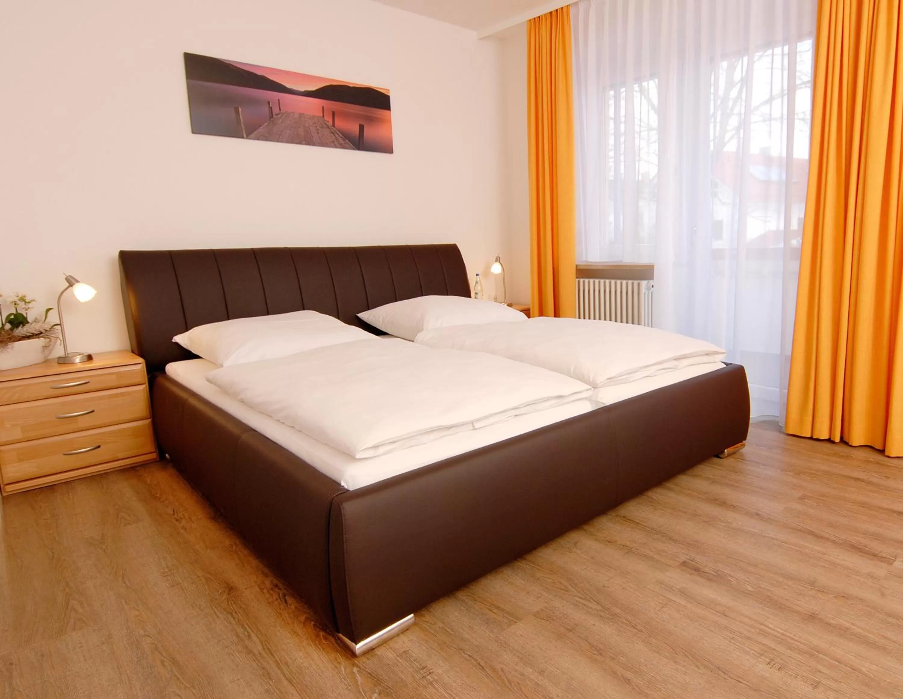Bed in Garni Hotel Leitl GmbH