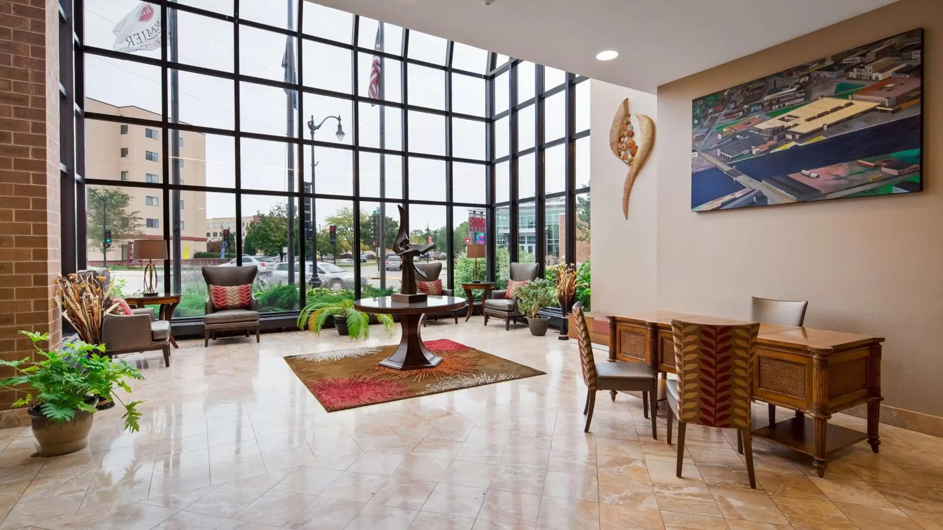 Lobby or reception, Lounge/Bar in Best Western Premier Waterfront Hotel & Convention Center