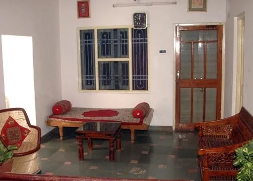 Seating area in Udai Haveli Guest House