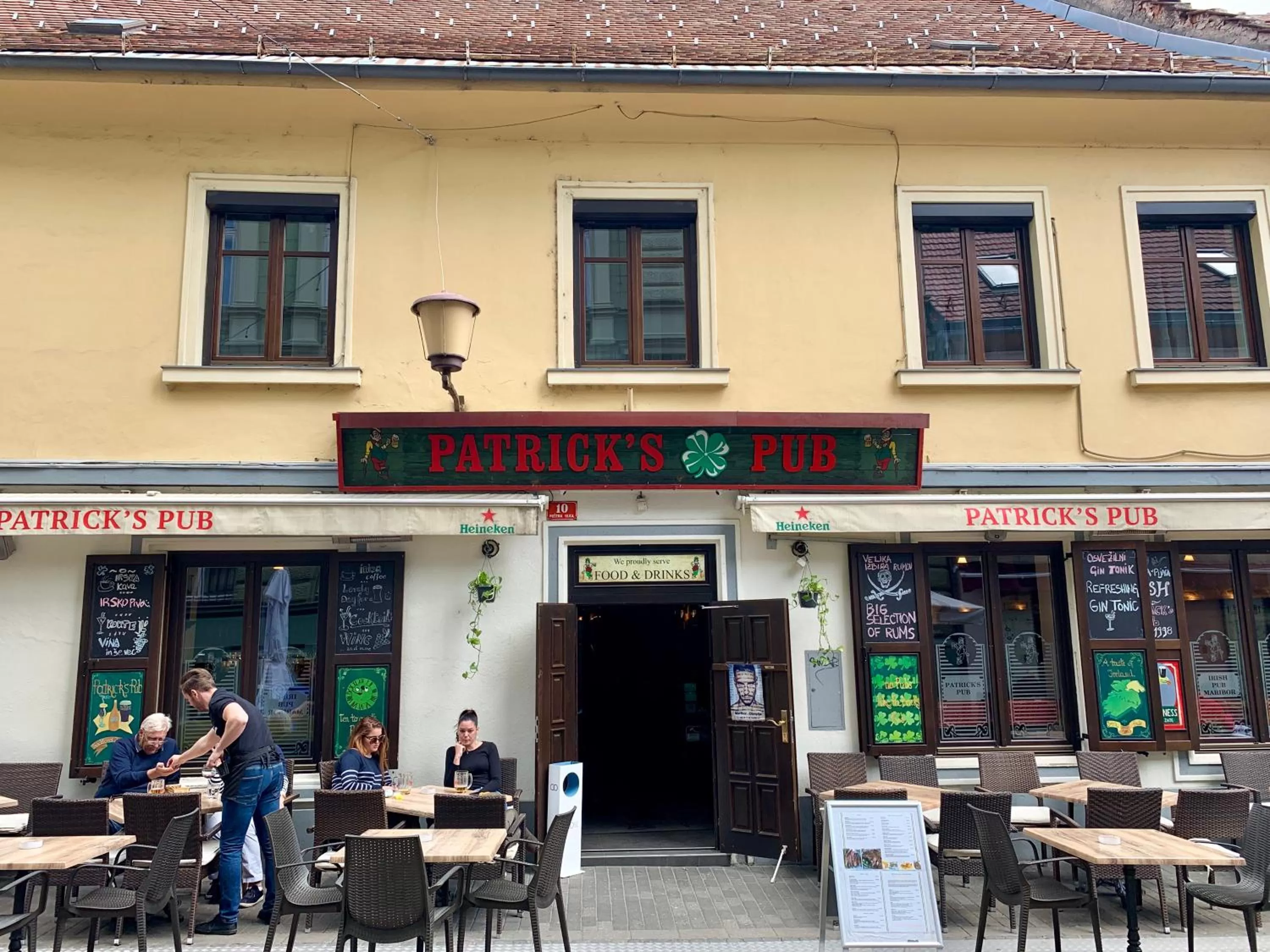 Property building in Patrick's Pub