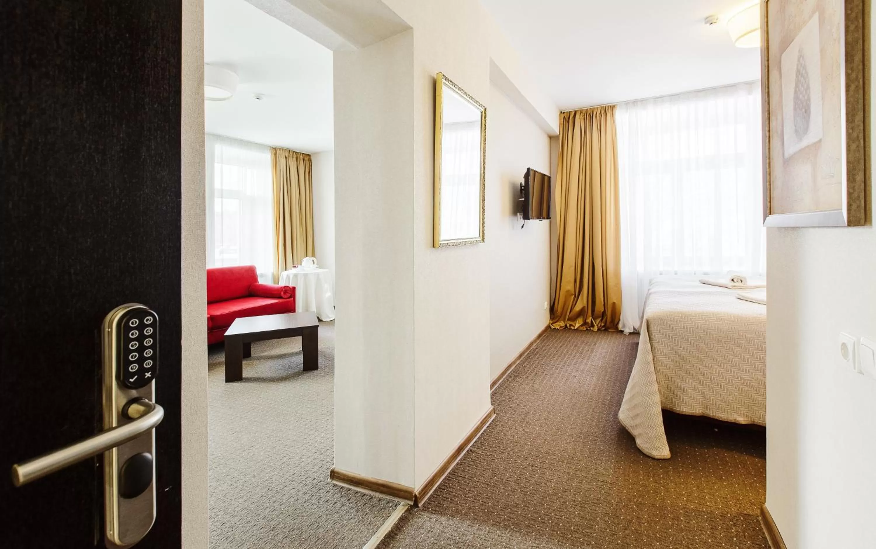 Photo of the whole room, Bed in Old Town Hotel Bohema, Klaipėda