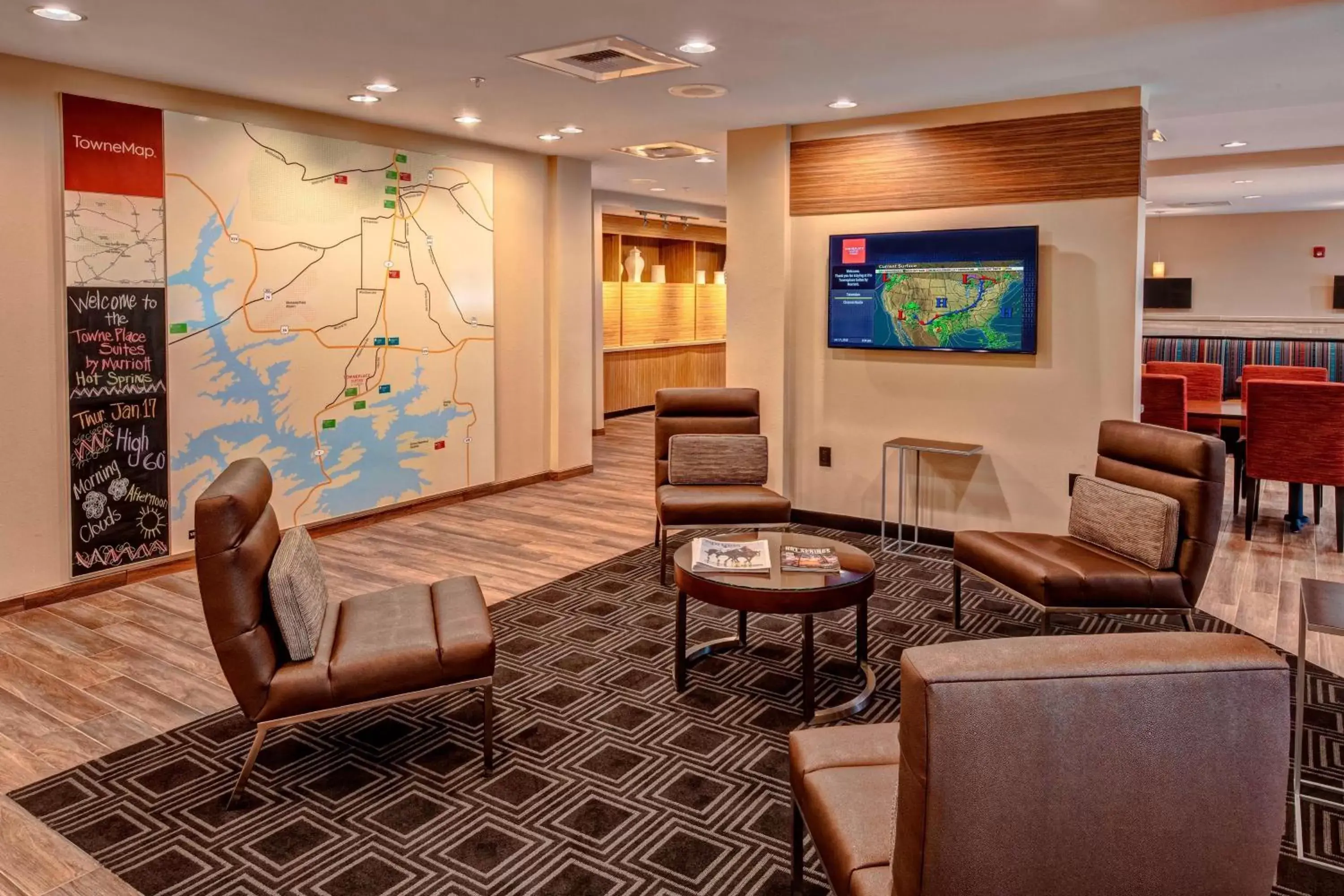 Lobby or reception, Lobby/Reception in TownePlace Suites by Marriott Hot Springs