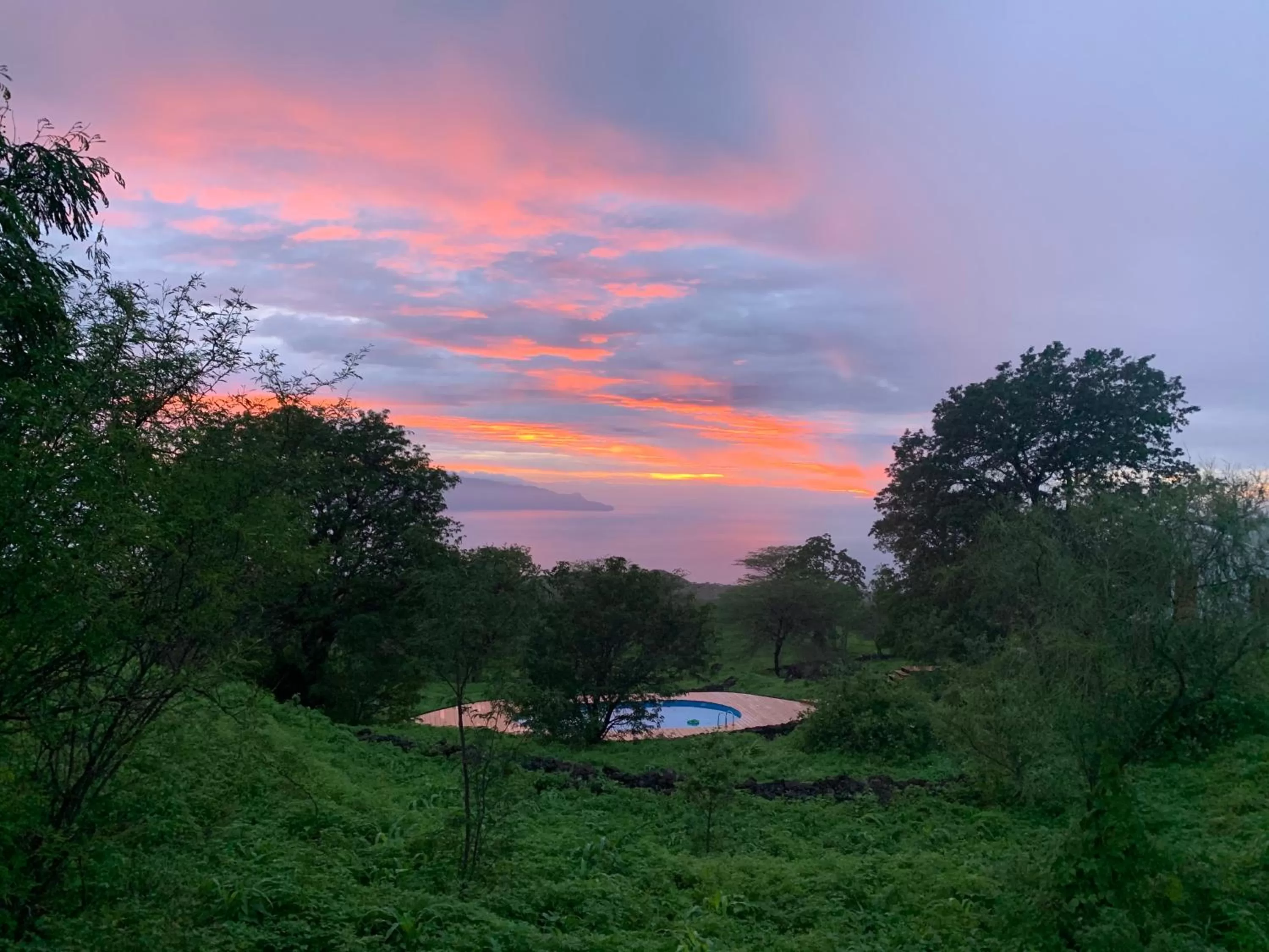 Swimming pool in La Fora Ecolodge