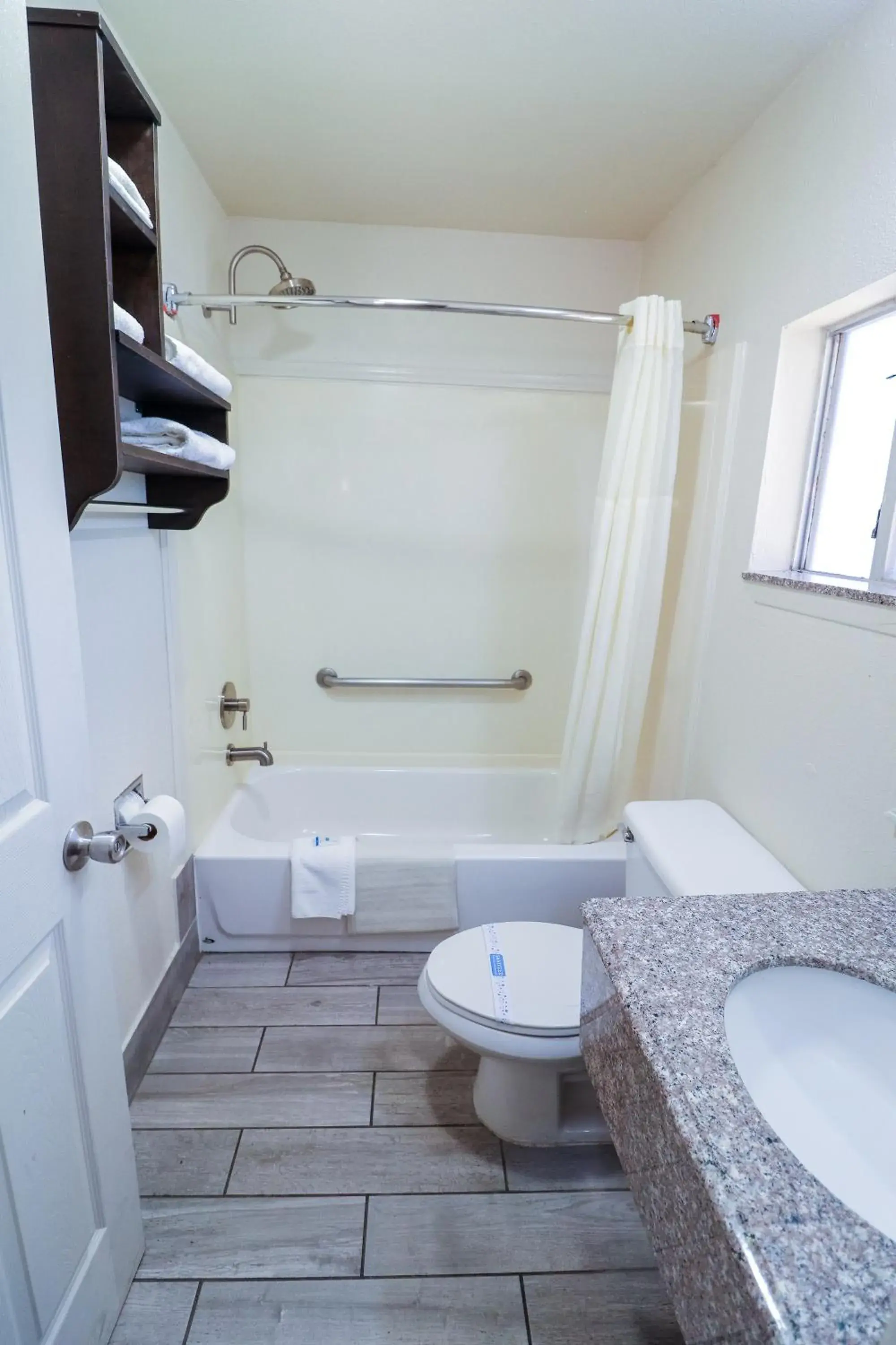 Toilet, Bathroom in Rodeway Inn San Antonio Lackland AFB - SeaWorld