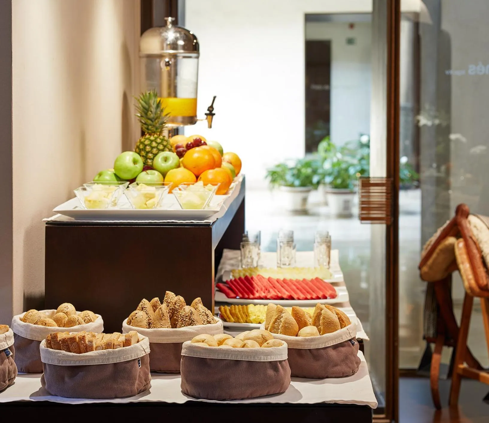 Buffet breakfast in Hotel Posada del Lucero