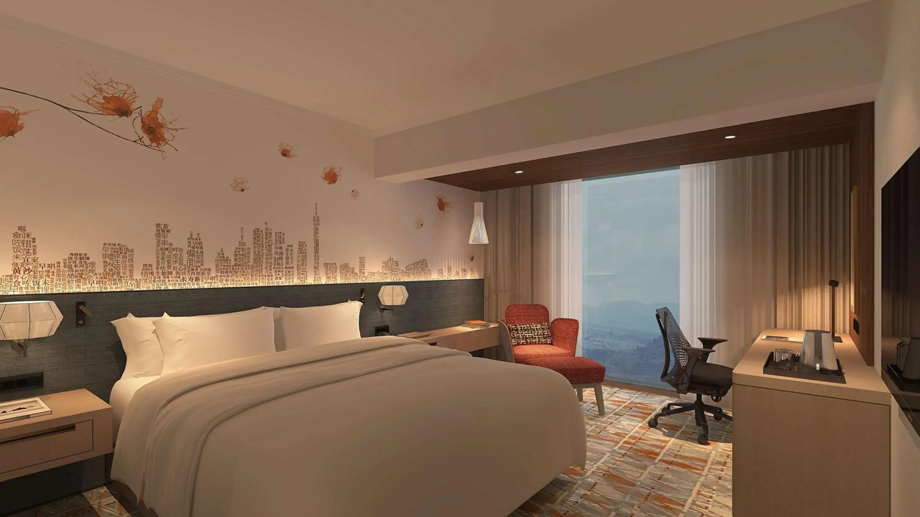 Bedroom in Hilton Garden Inn Guangzhou Tianhe