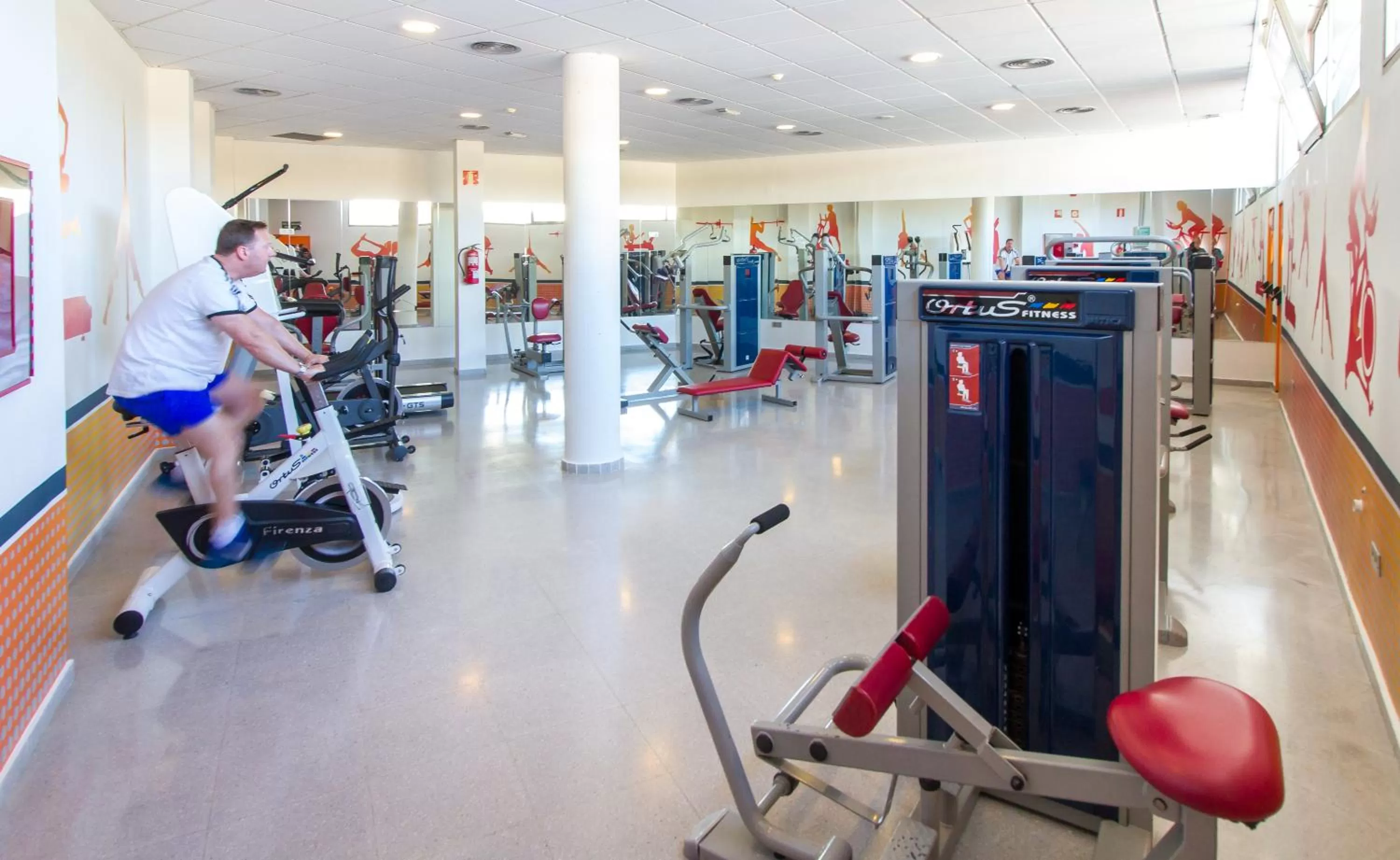 Fitness centre/facilities in Hotel Mediterraneo