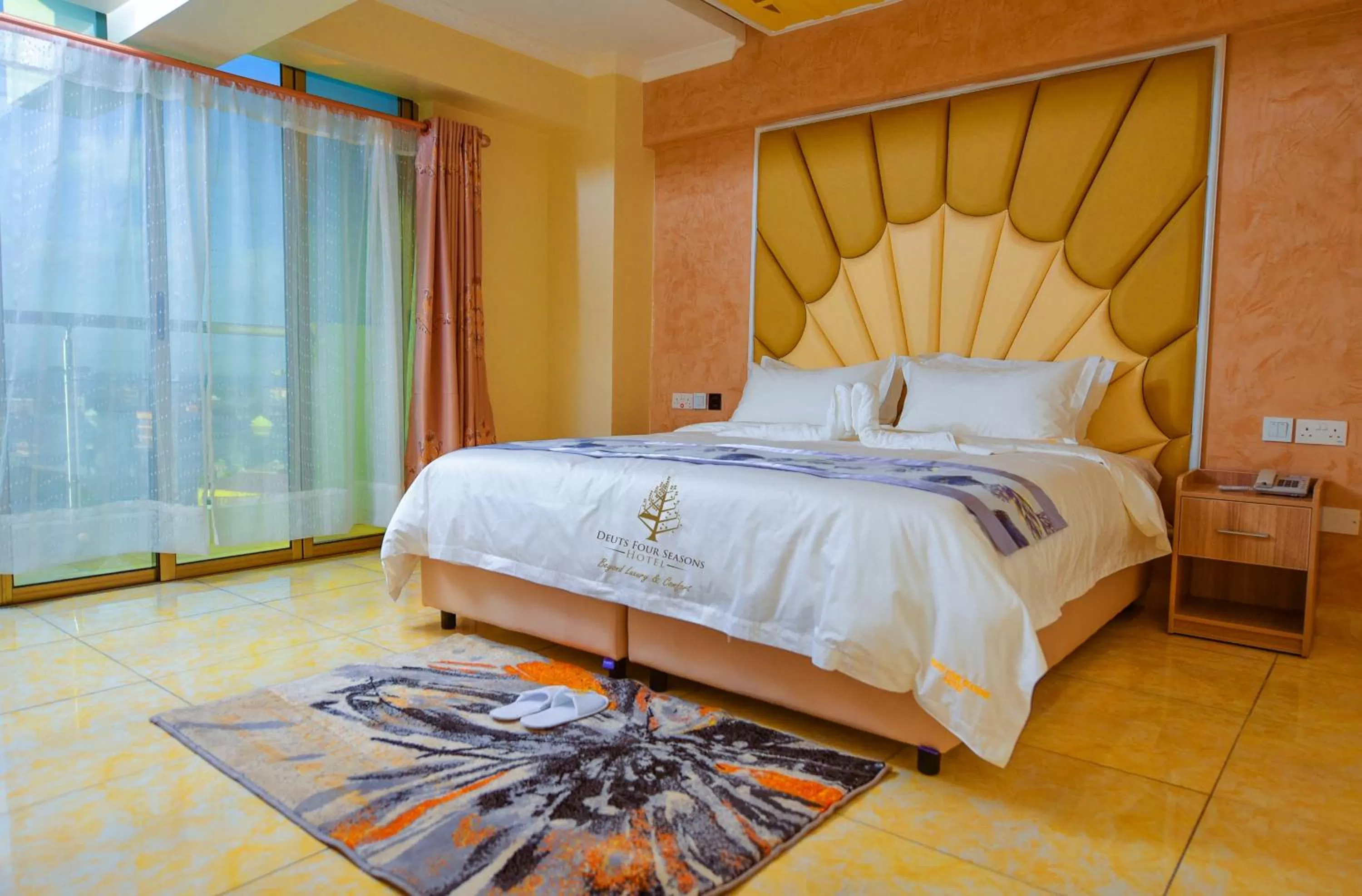 Bed in Deuts Four Seasons Hotel