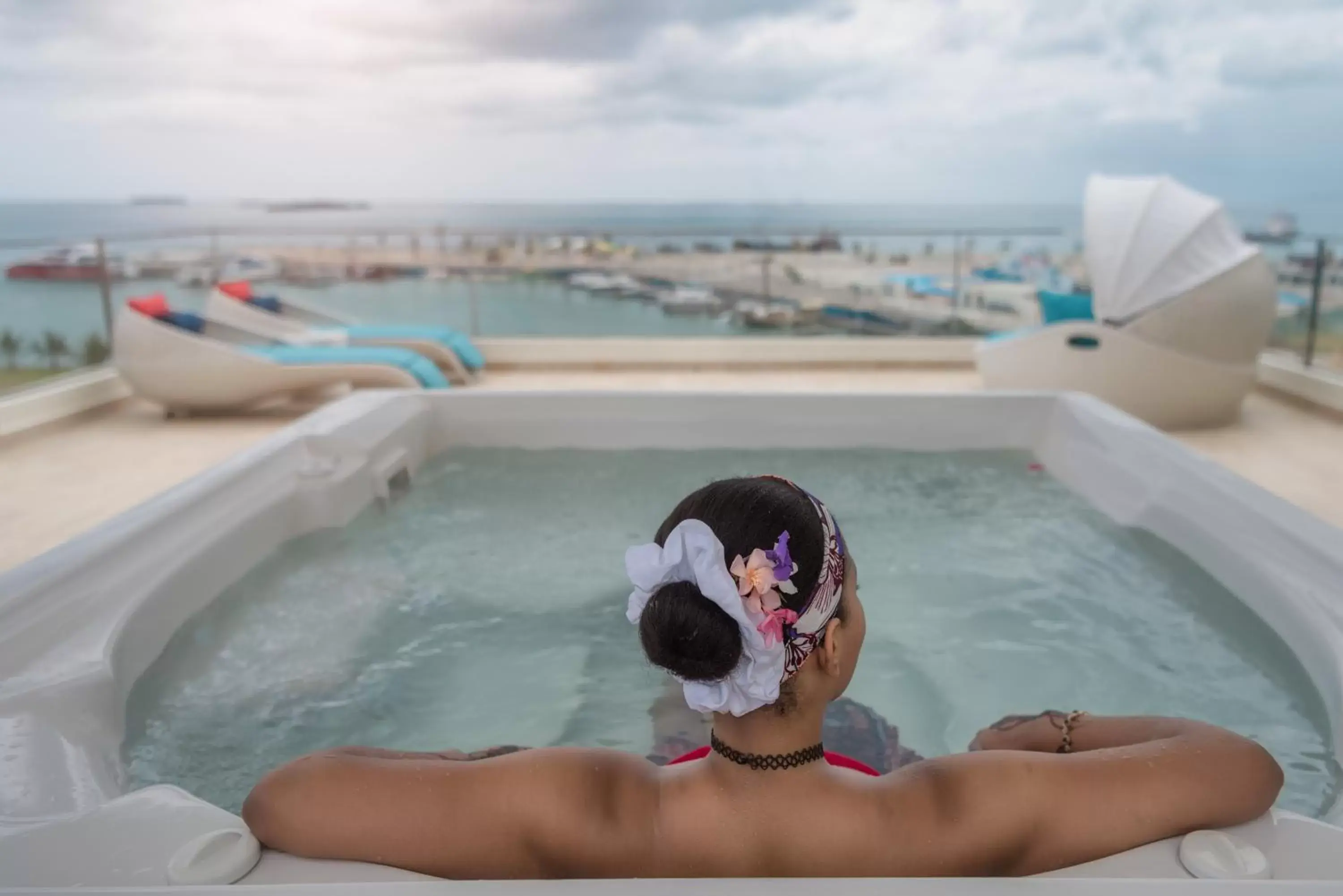 People, Swimming Pool in Hotel Verde Zanzibar - Azam Luxury Resort and Spa