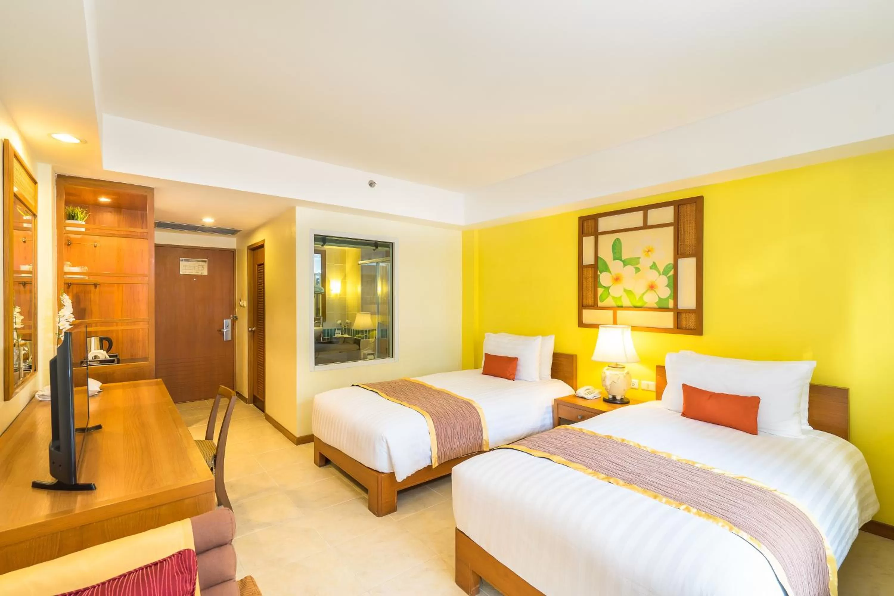 Bed in Cosy Beach Hotel - SHA Extra Plus