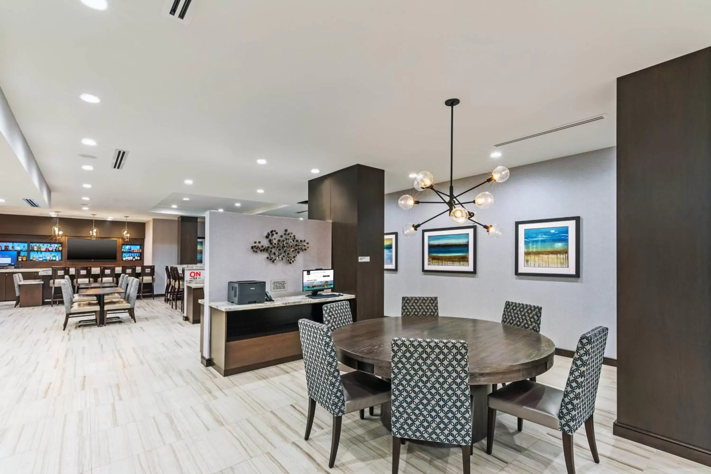 Lobby or reception, Dining Area in TownePlace Suites by Marriott Austin Northwest The Domain Area