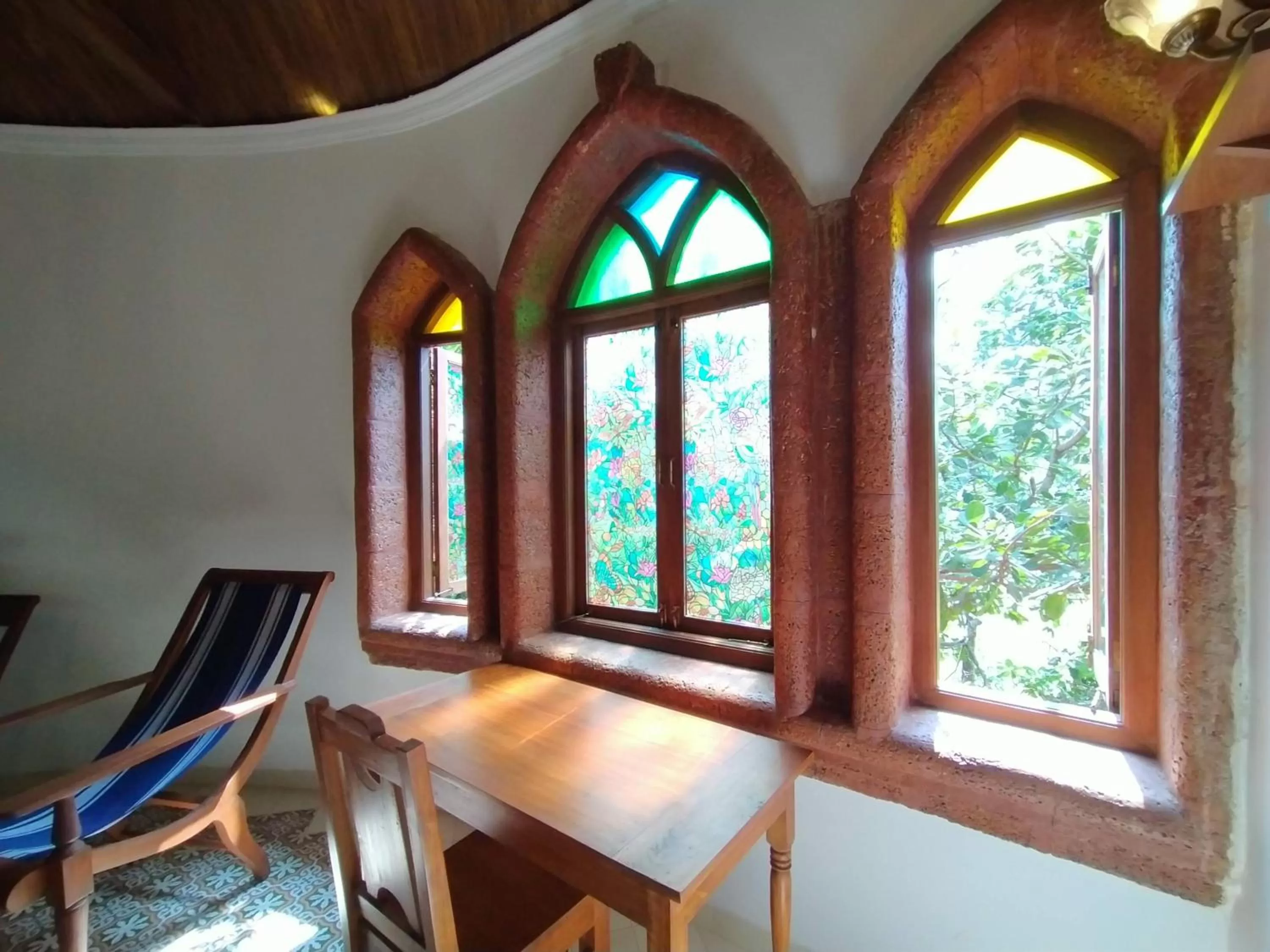 Seating area in Porsu