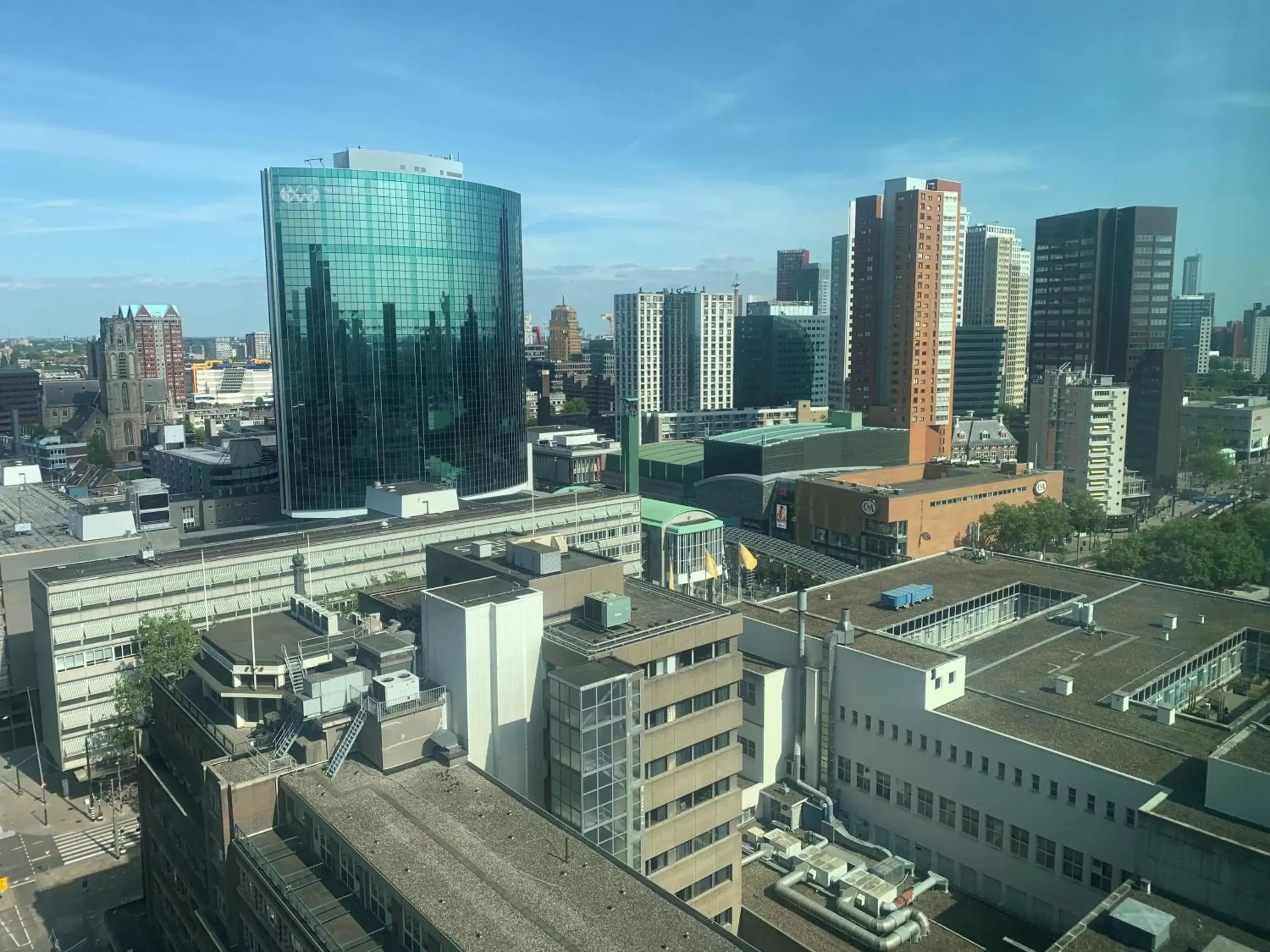 City view in The James Rotterdam City view in The James Rotterdam