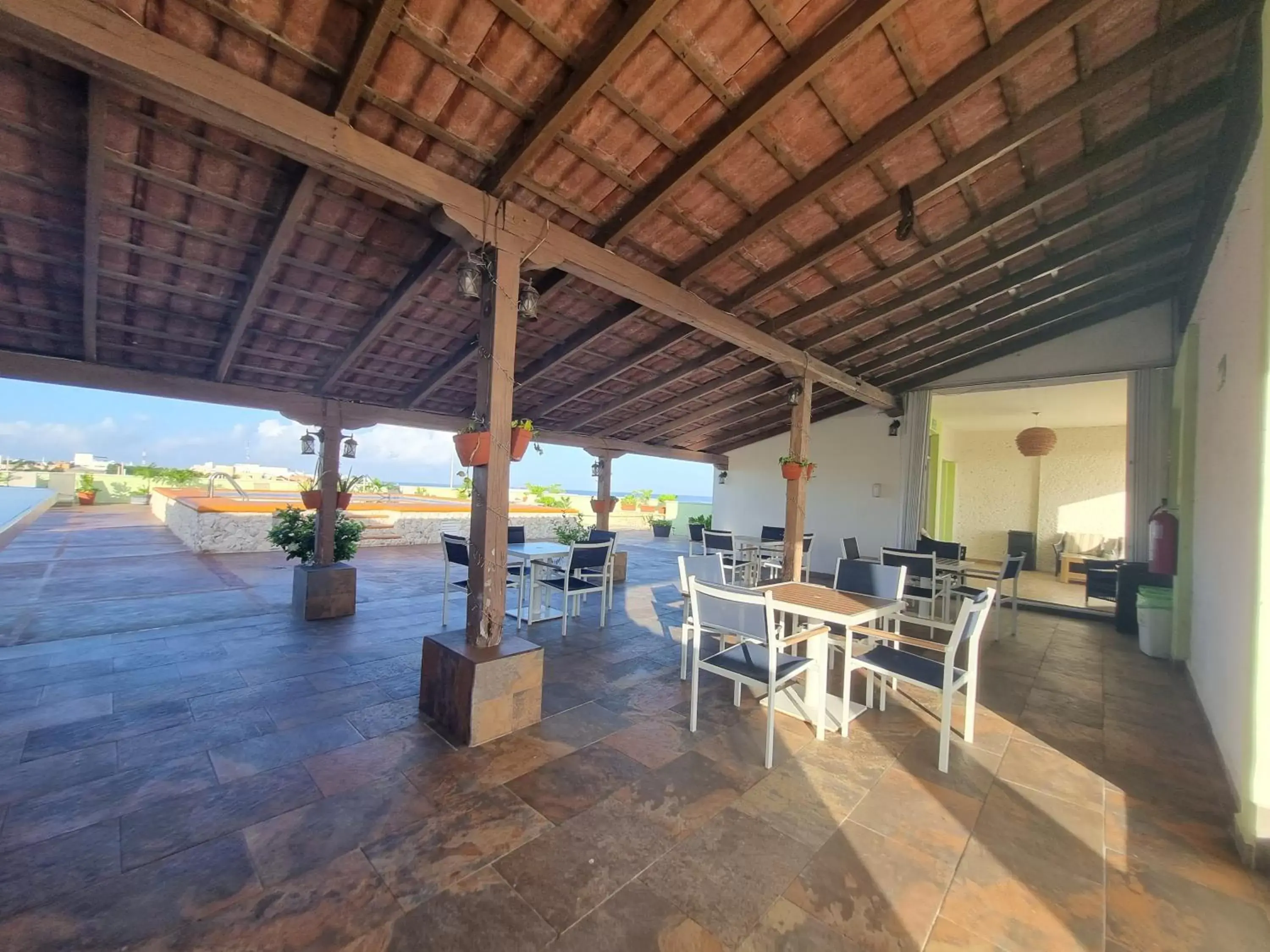 Seating area in Hotel Plaza Cozumel