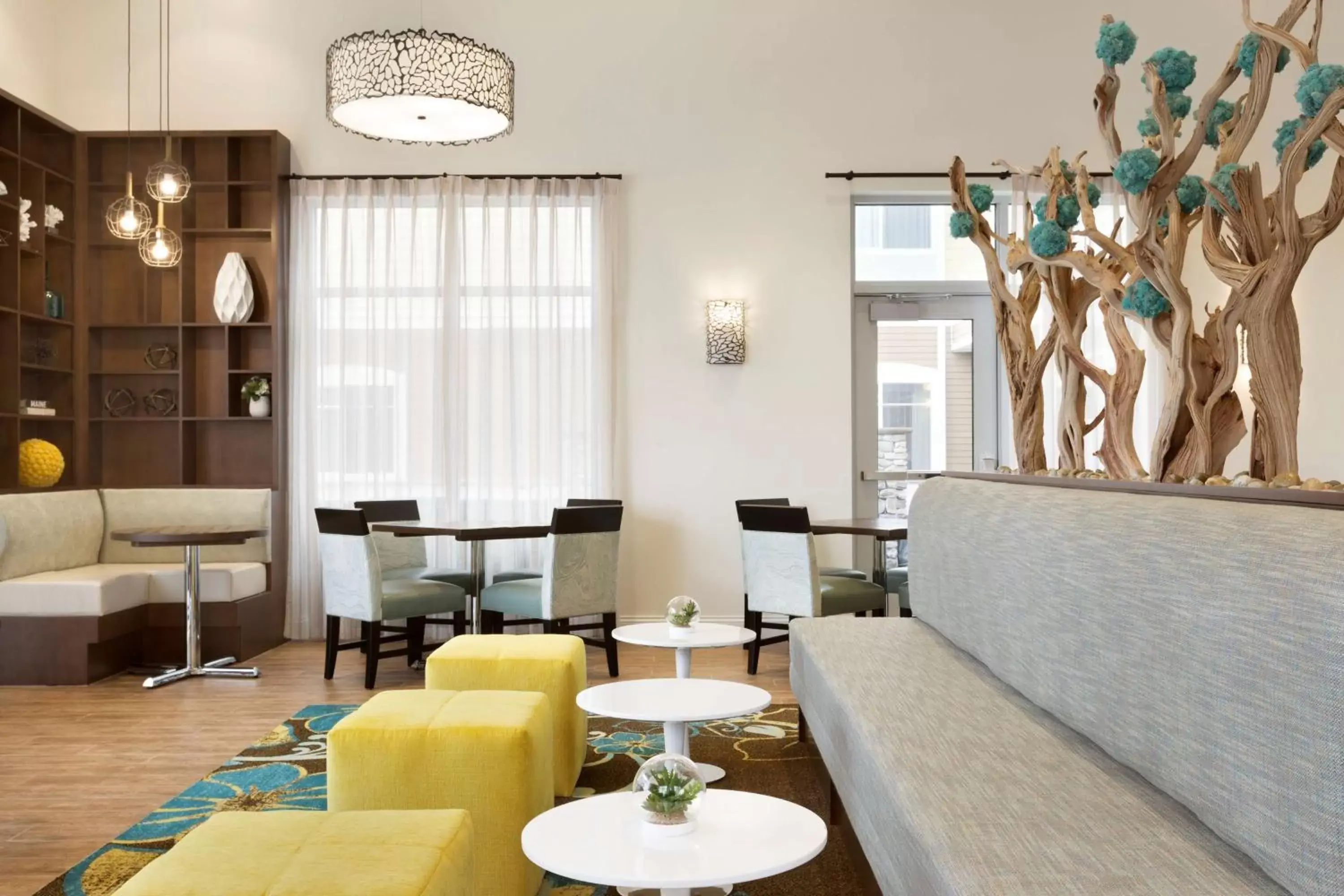 Lobby or reception, Lounge/Bar in Homewood Suites By Hilton Augusta