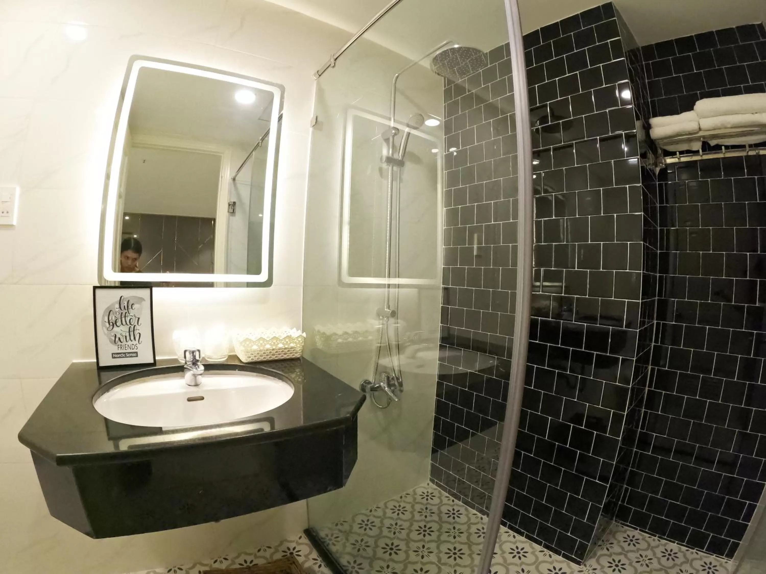 Bathroom in Dinh Phat Hotel