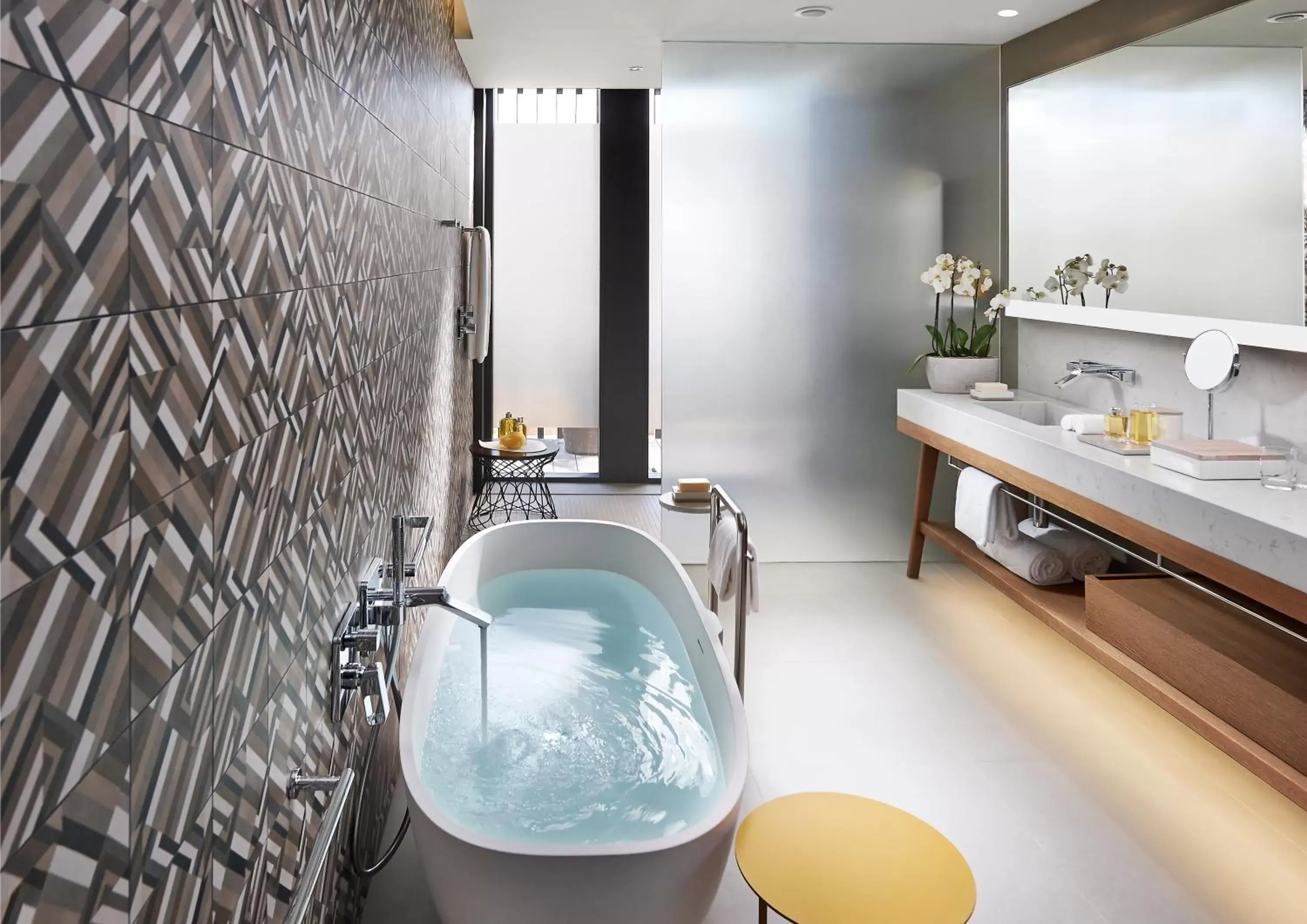 Shower, Bathroom in Mandarin Oriental, Barcelona