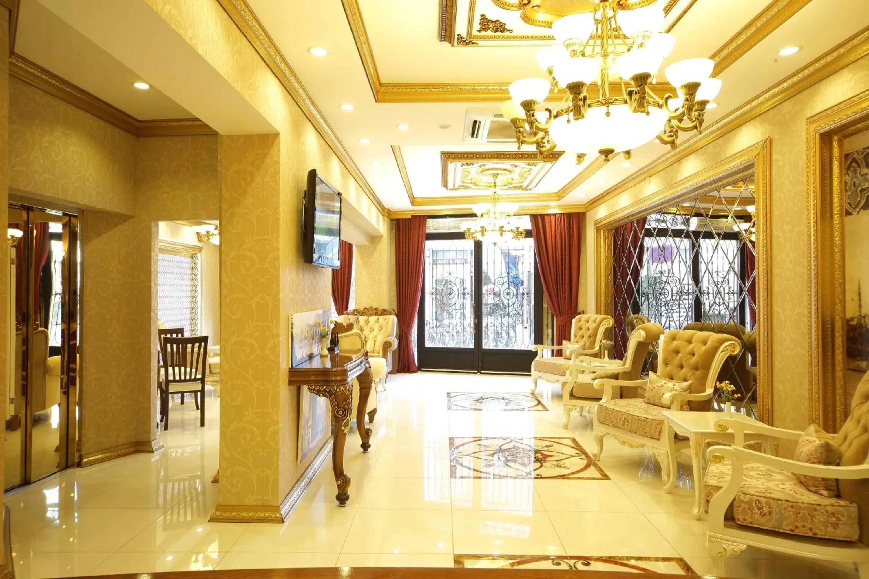Lounge or bar, Lobby/Reception in Marmara Deluxe Hotel