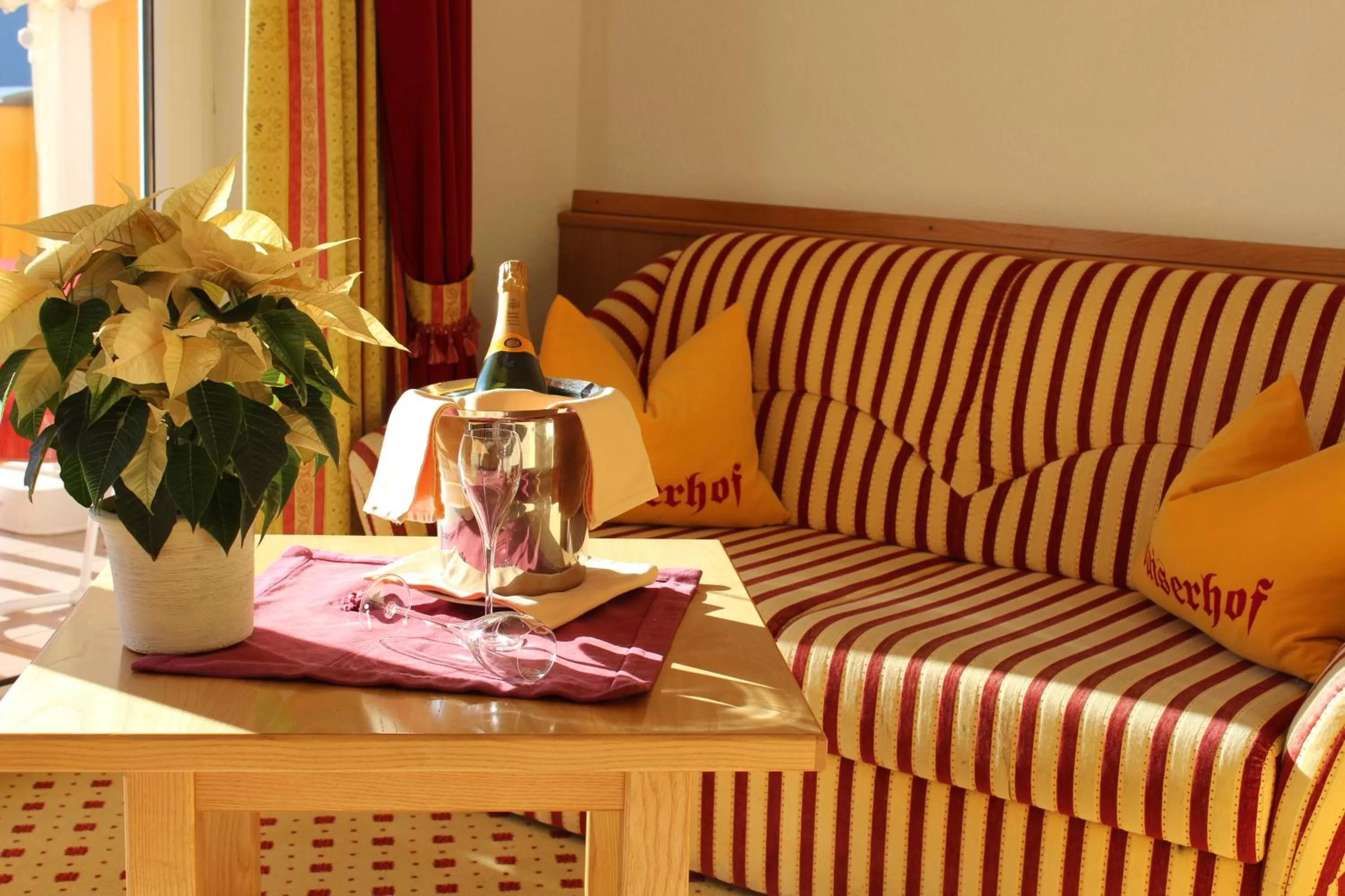 Living room in Vitalhotel Kaiserhof