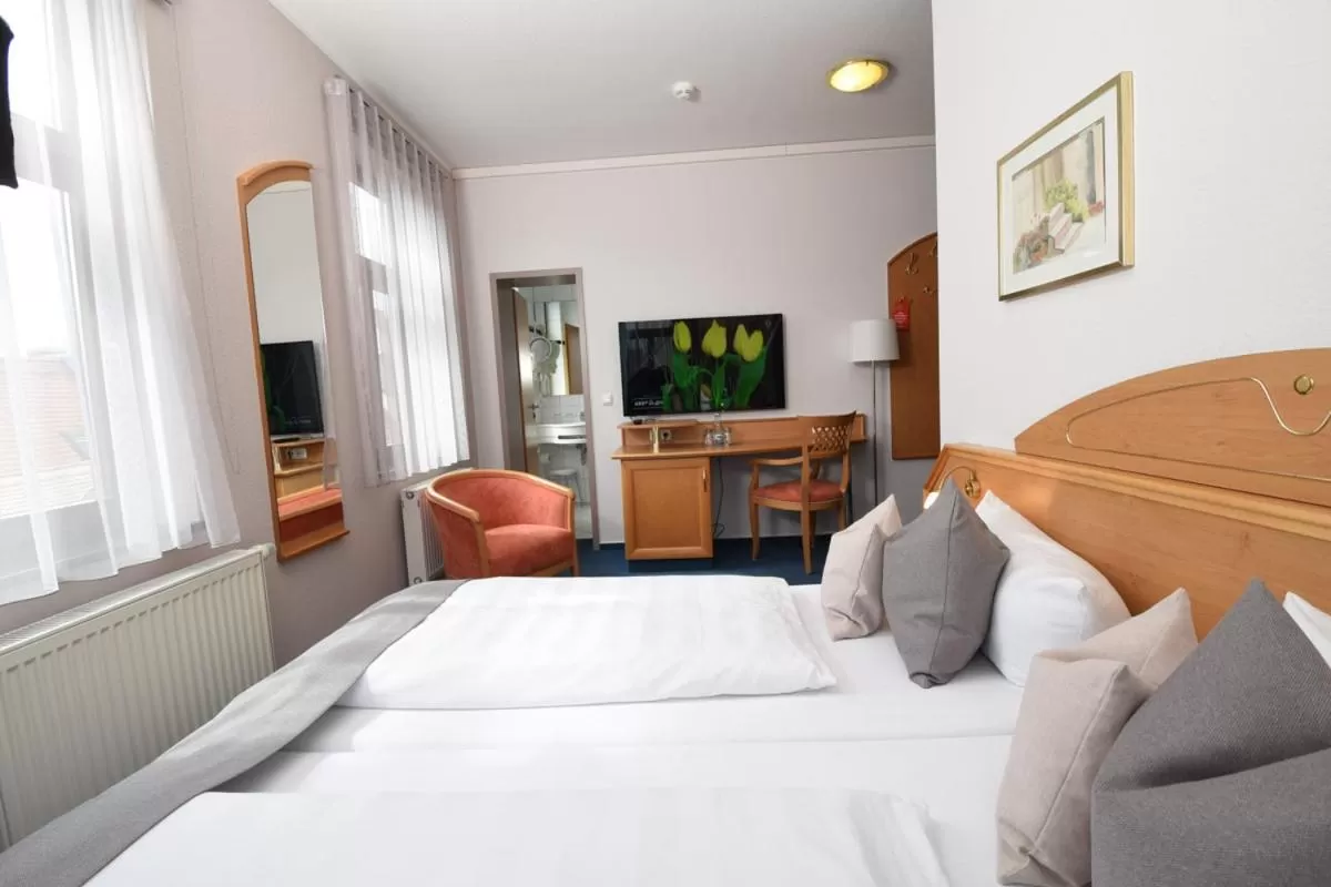 Bed in Hotel Anna Amalia