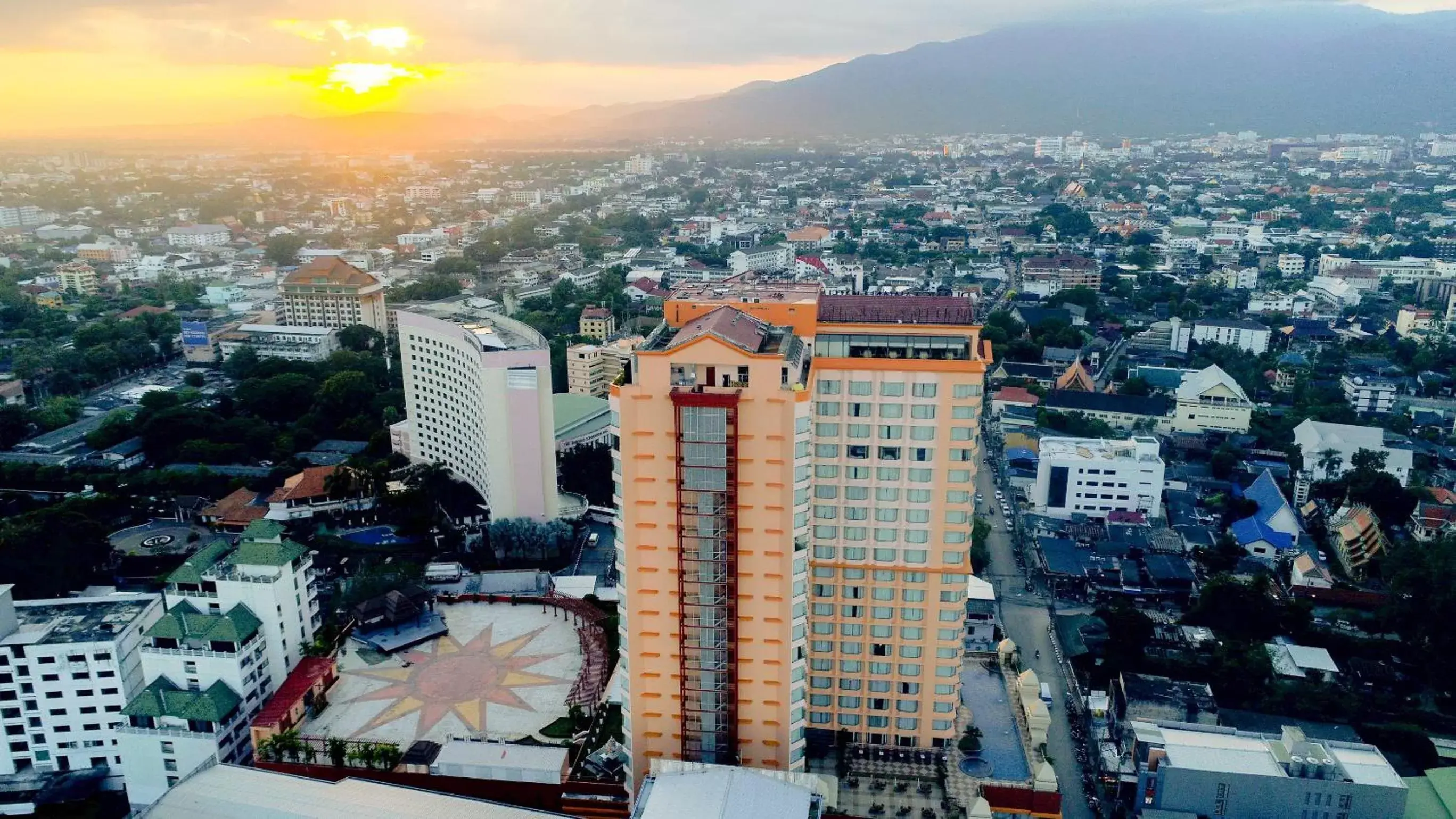 Bird's eye view, Bird's-eye View in Duangtawan Hotel Chiang Mai -SHA Extra Plus