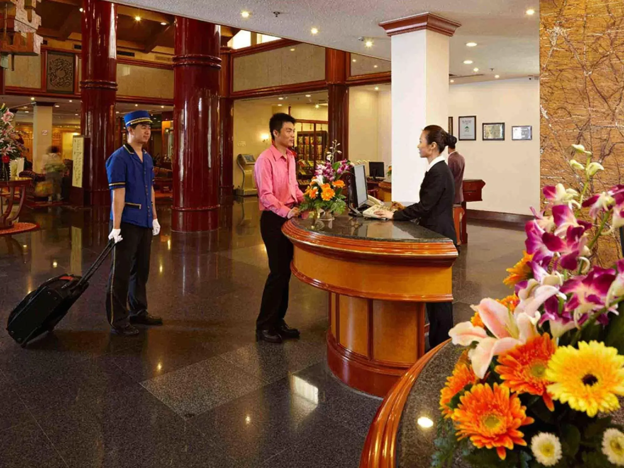 Lobby or reception, Lobby/Reception in CITIC Hotel Beijing Airport