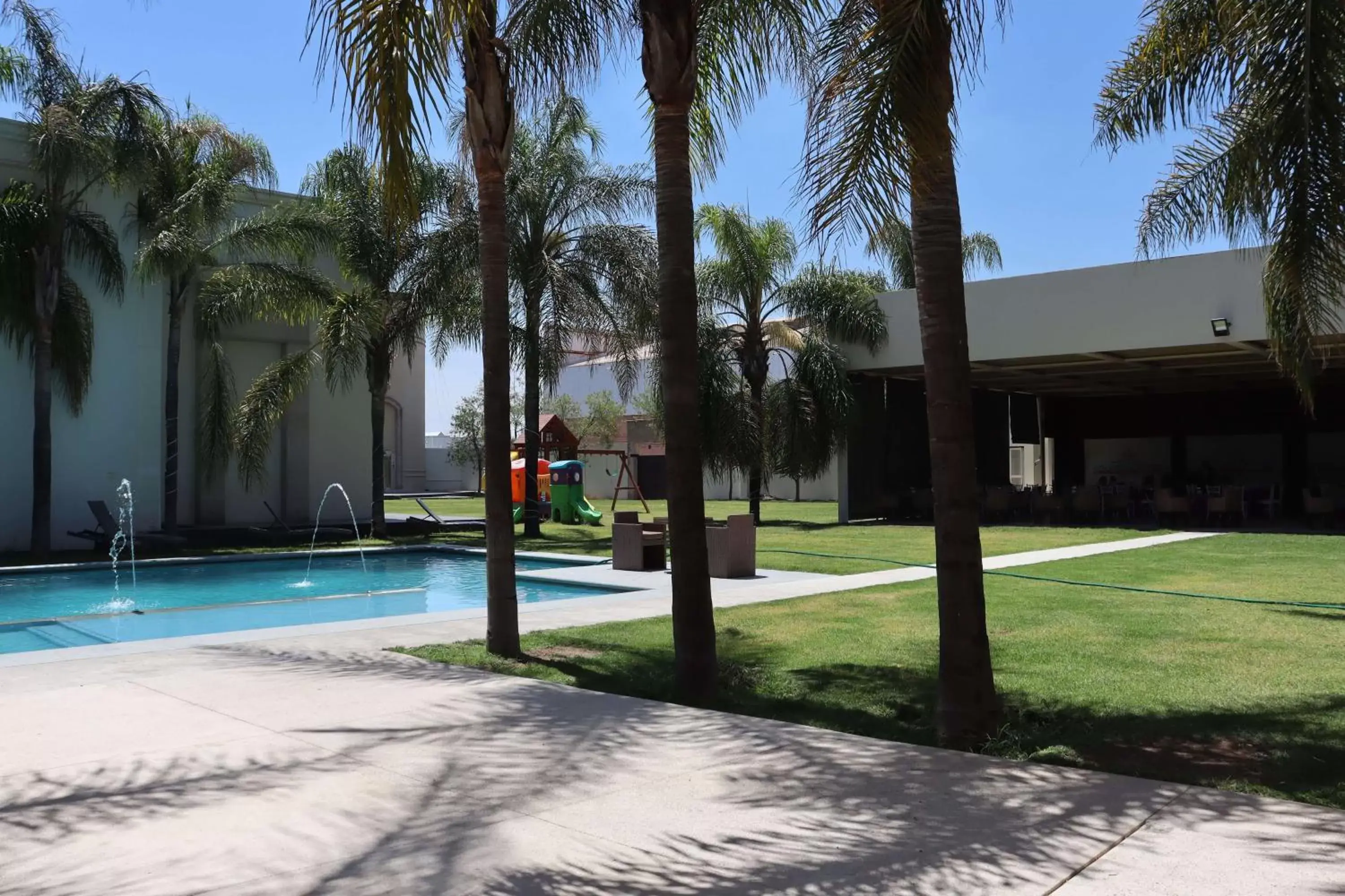 Pool view, Swimming Pool in Wyndham Garden Aguascalientes Hotel & Casino
