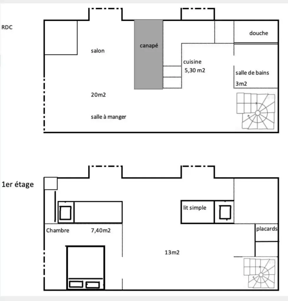 Floor Plan in Le Clos des Grands Frênes