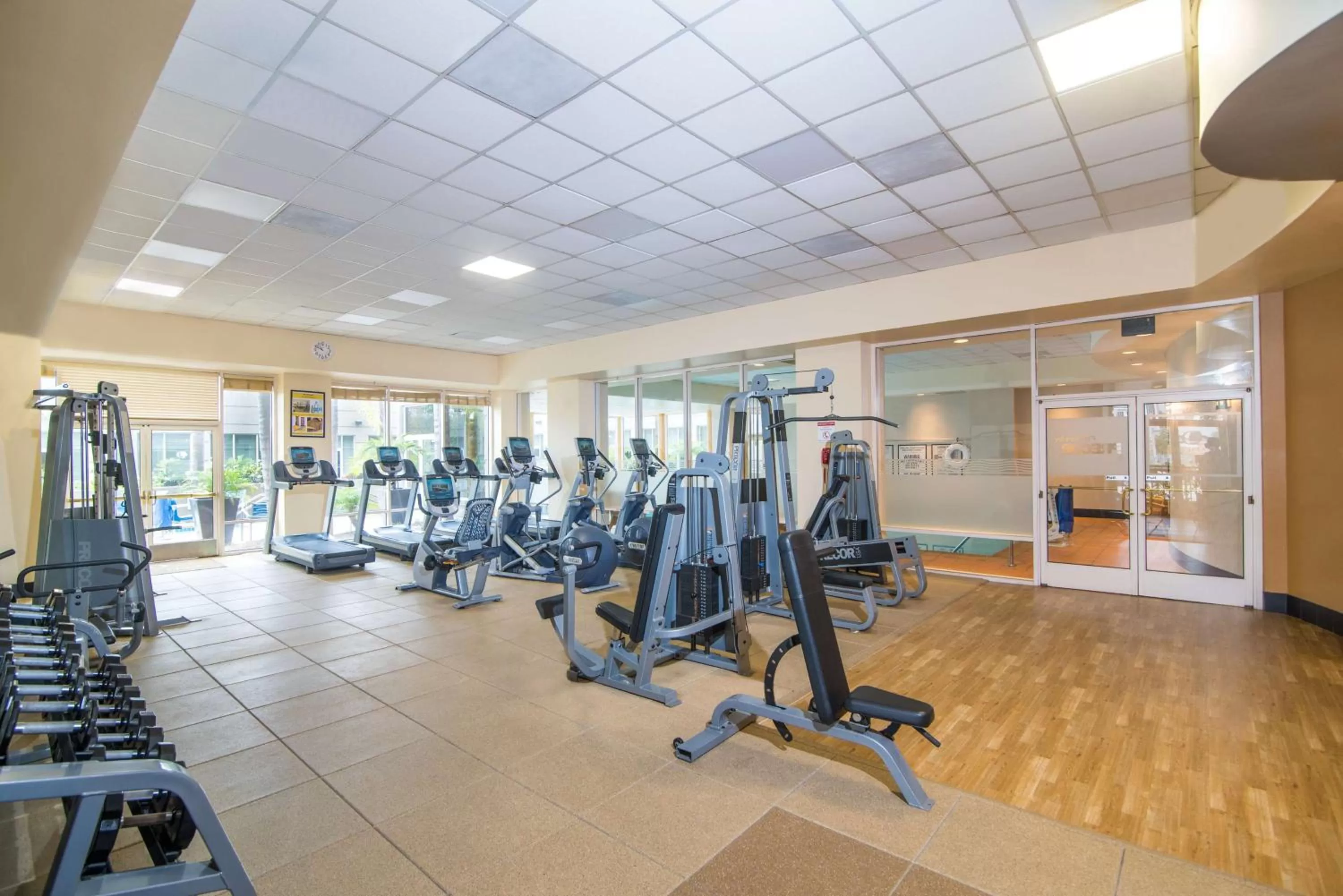 Fitness centre/facilities in DoubleTree by Hilton San Diego-Mission Valley