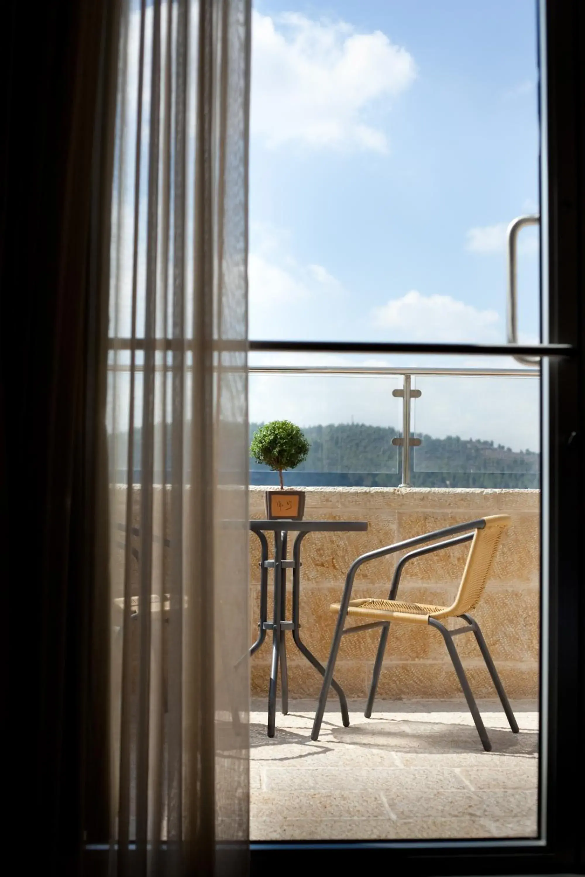 Balcony/Terrace in Ein Kerem Hotel