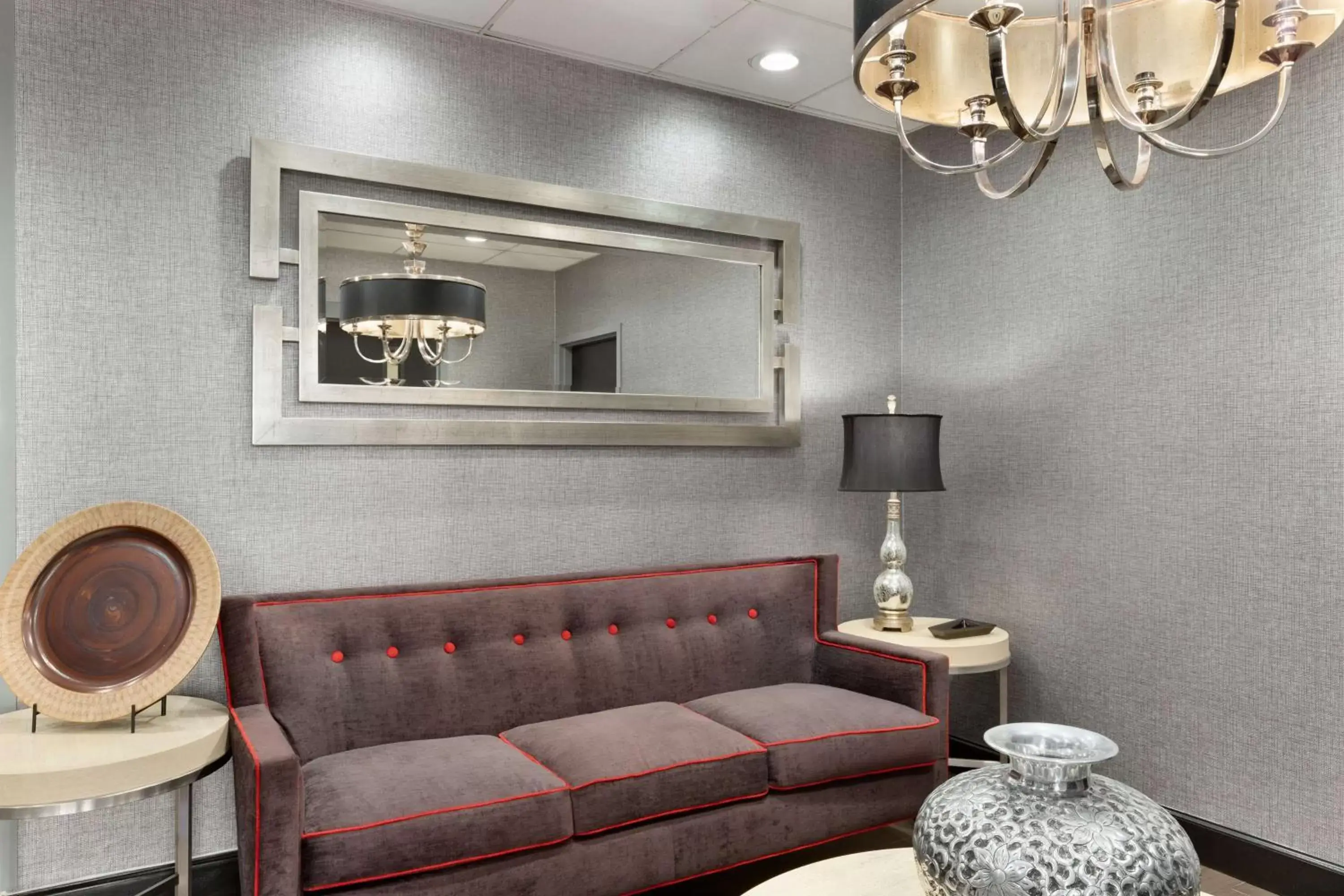 Lobby or reception, Seating Area in Hampton Inn Greenville-Simpsonville