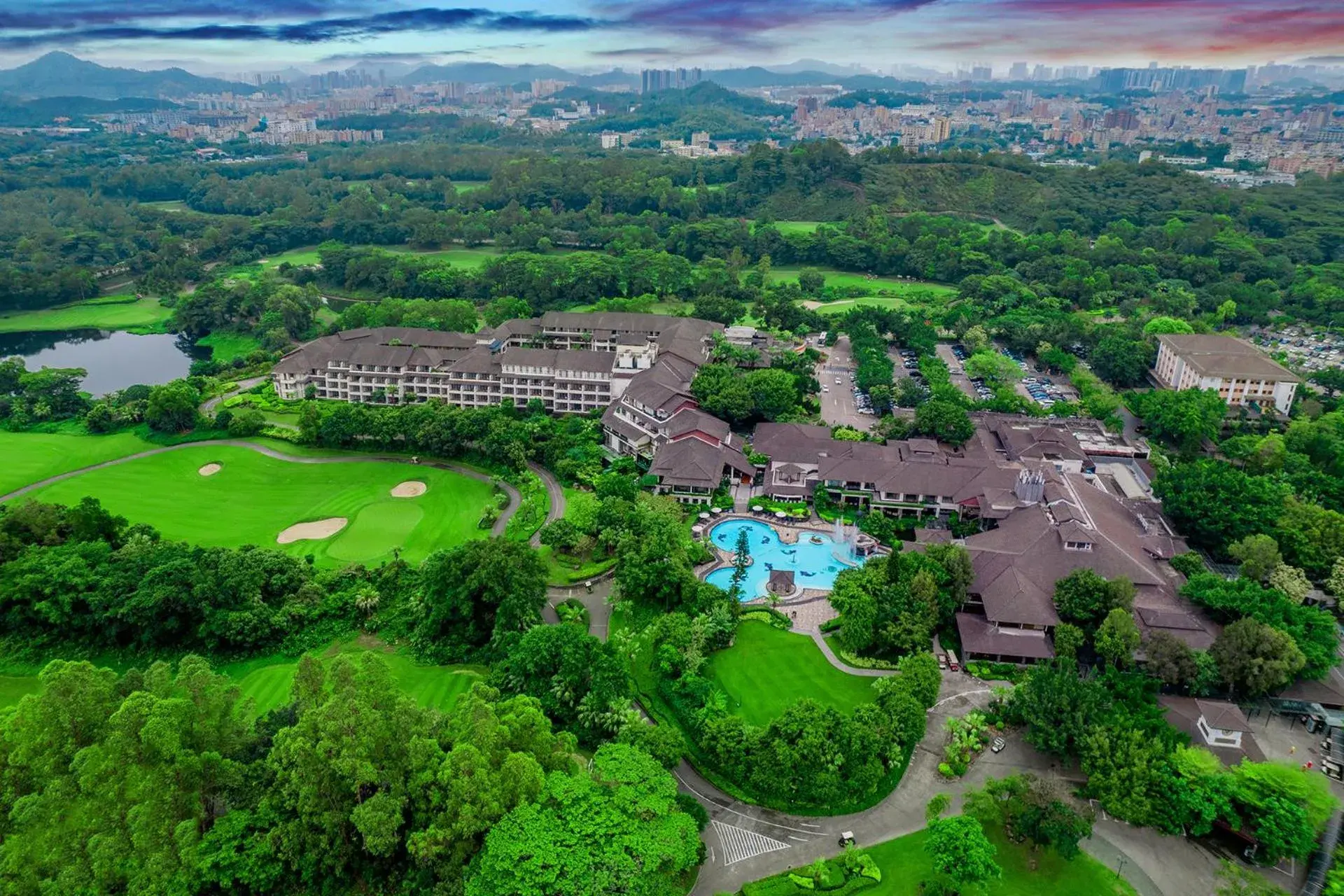 Day, Bird's-eye View in Mission Hills Hotel Resorts Shenzhen