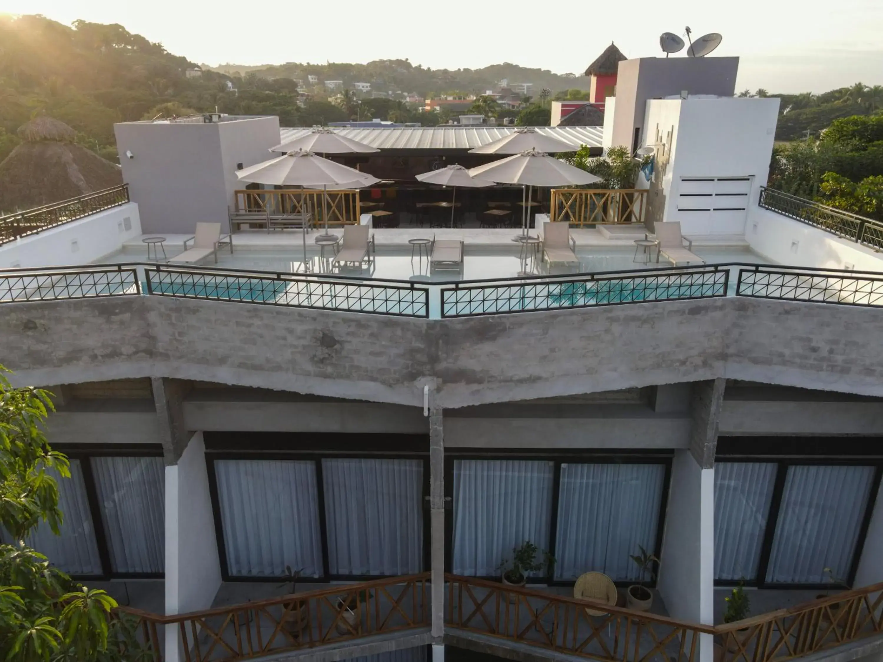 Balcony/Terrace, Pool View in Ximena Hotel Boutique