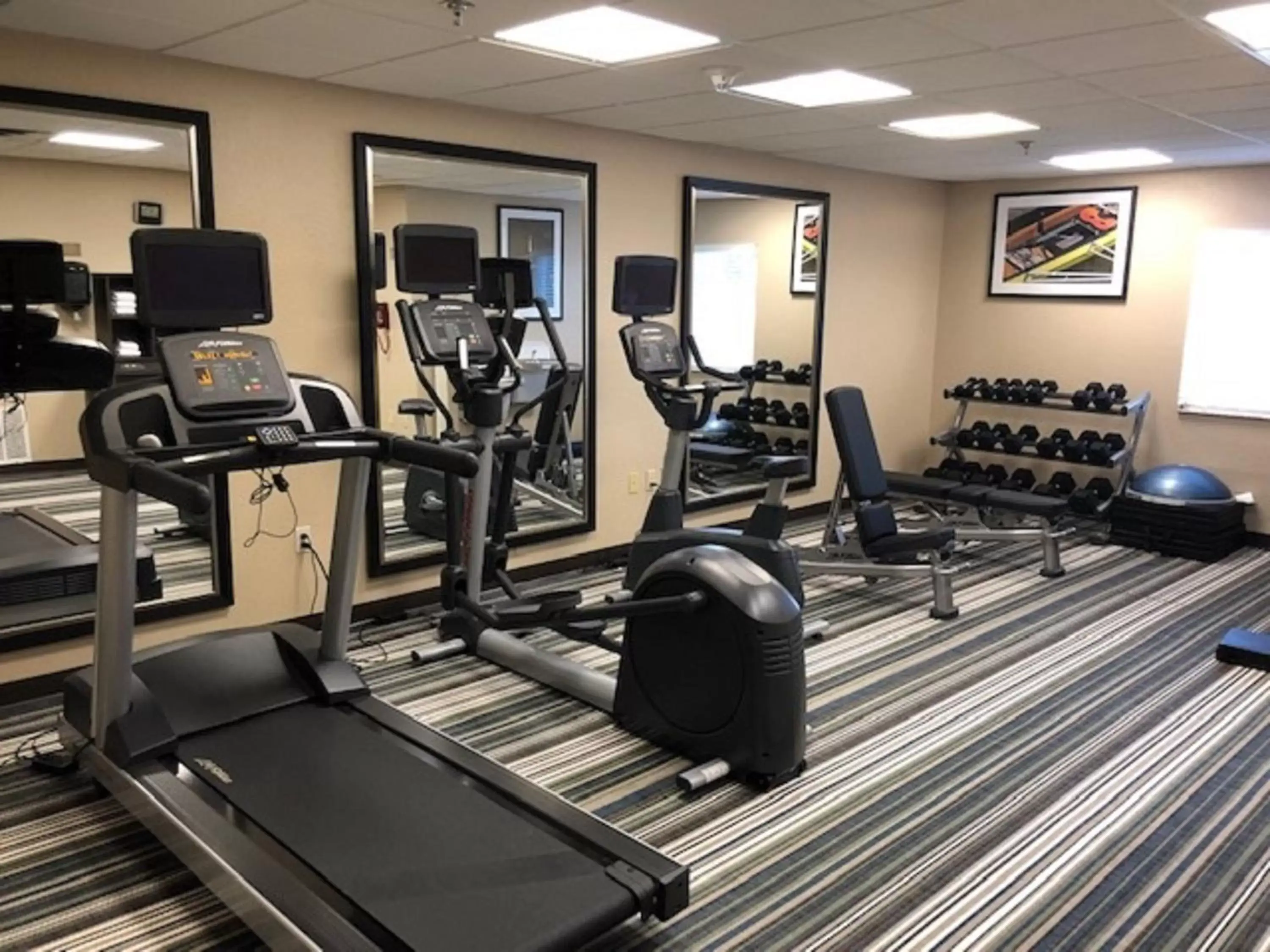 Fitness centre/facilities, Fitness Center/Facilities in Candlewood Suites Plano East, an IHG Hotel