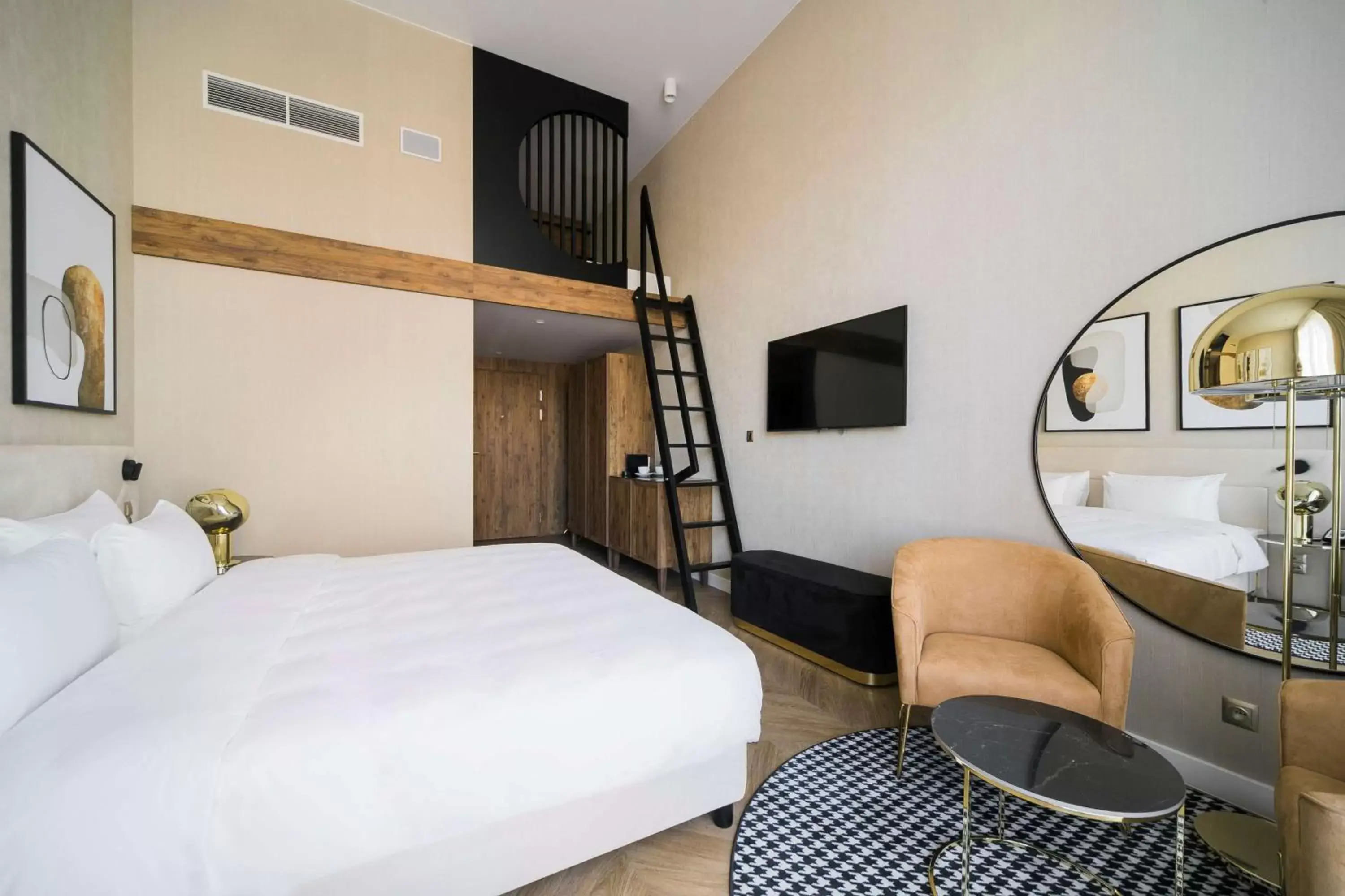 Photo of the whole room, Bed in Radisson Blu Hotel Sopot Photo of the whole room, Bed in Radisson Blu Hotel Sopot