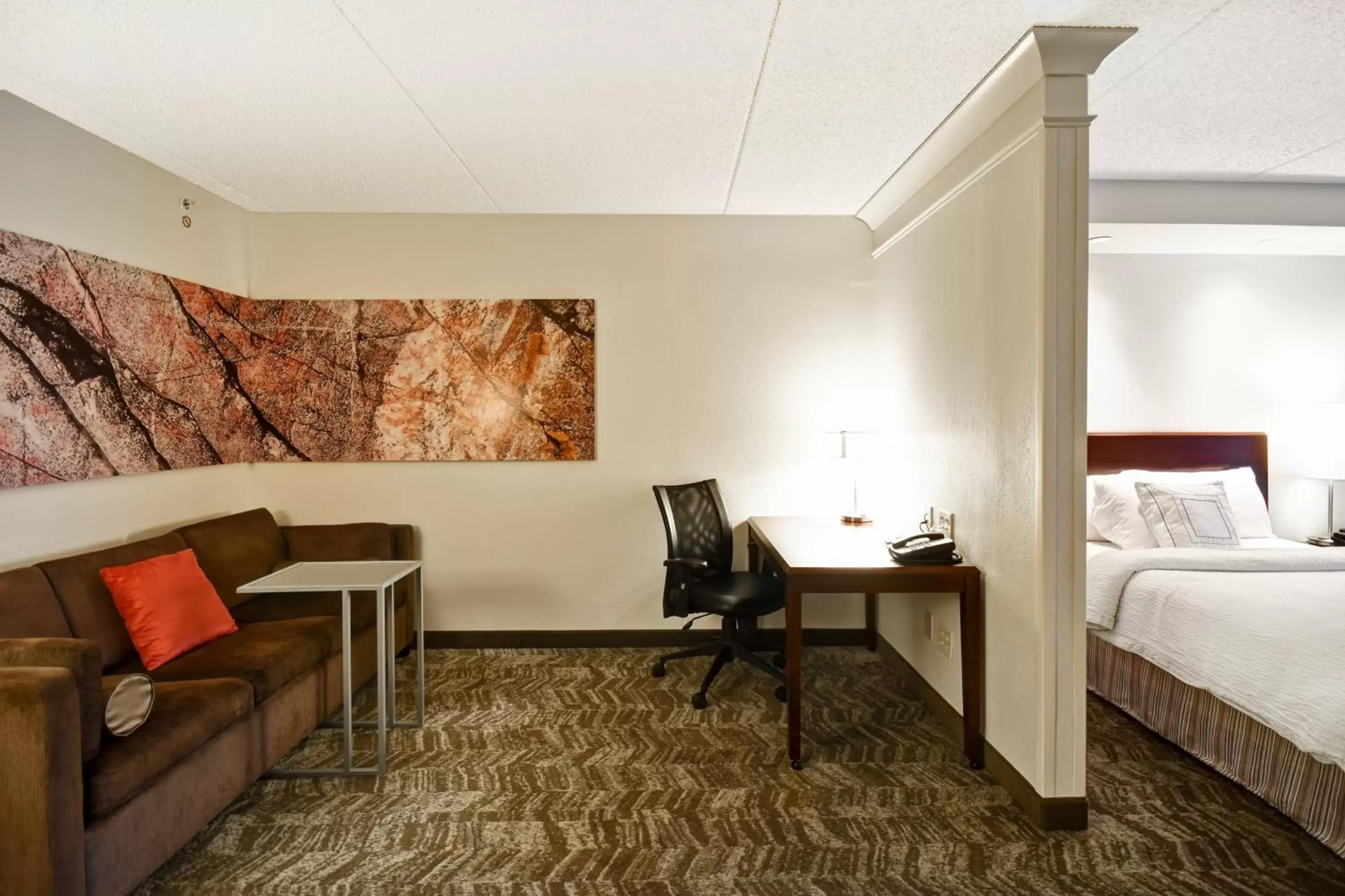Living room, Seating Area in SpringHill Suites Louisville Airport