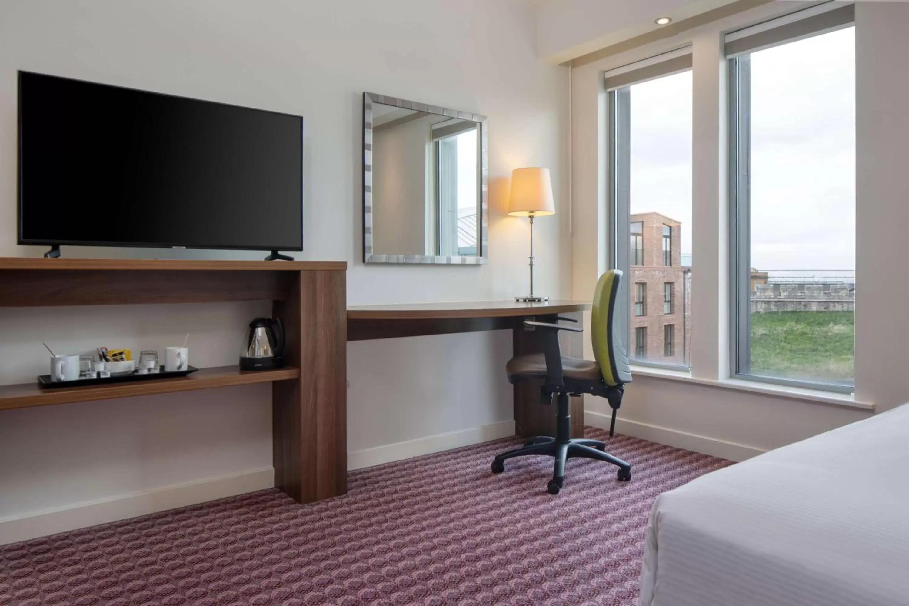 Bedroom, TV/Entertainment Center in Hampton by Hilton York