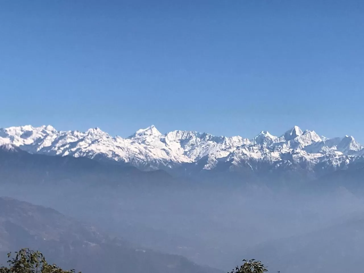 Mountain view in Hotel Himalayan Villa - Nagarkot