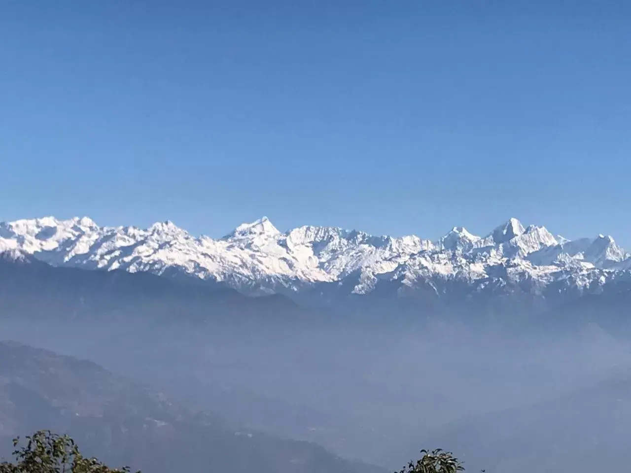 Mountain view in Hotel Himalayan Villa