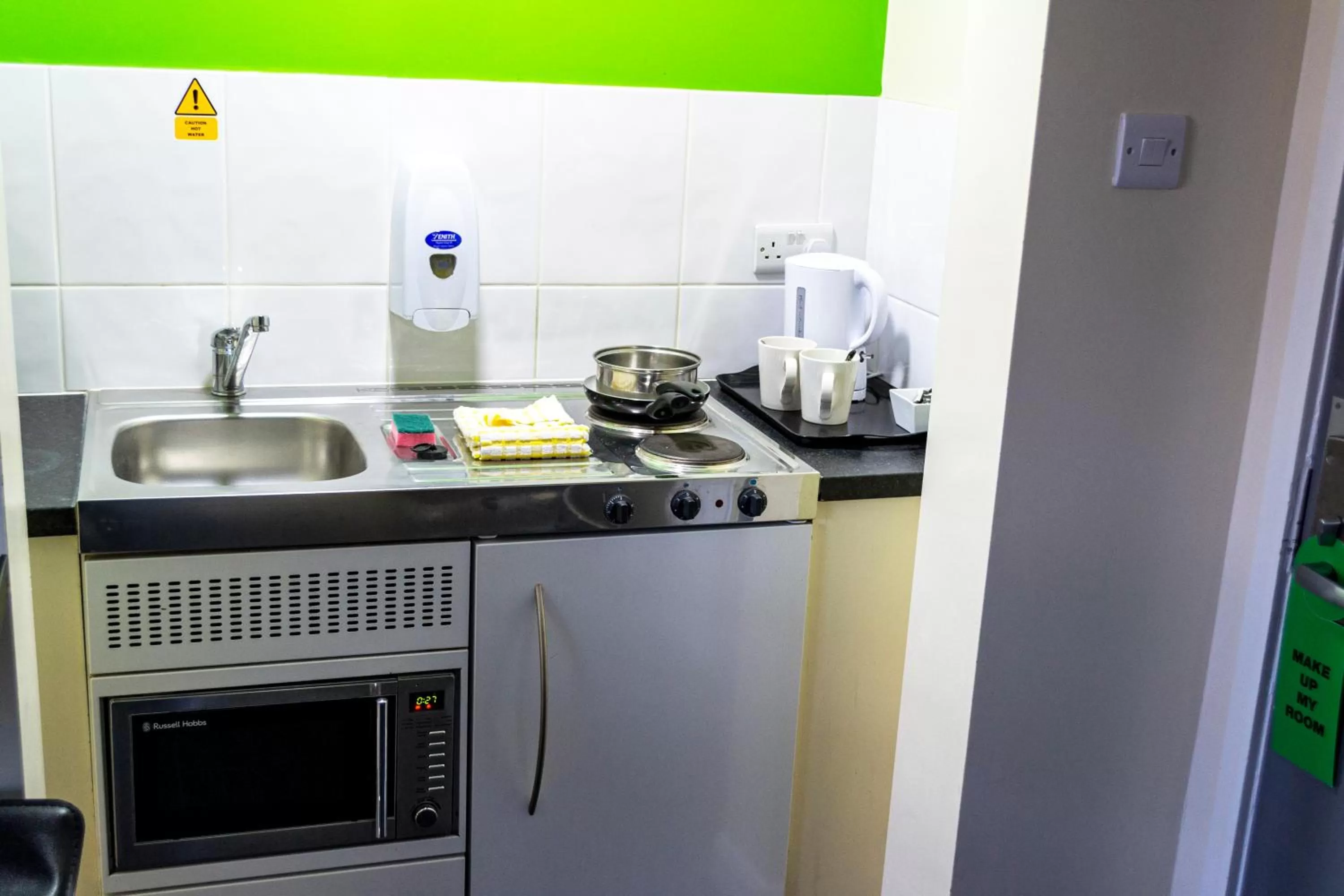 Kitchen or kitchenette in Lymedale Suites Studios & Aparthotel in NEWCASTLE UNDER LYME & STOKE