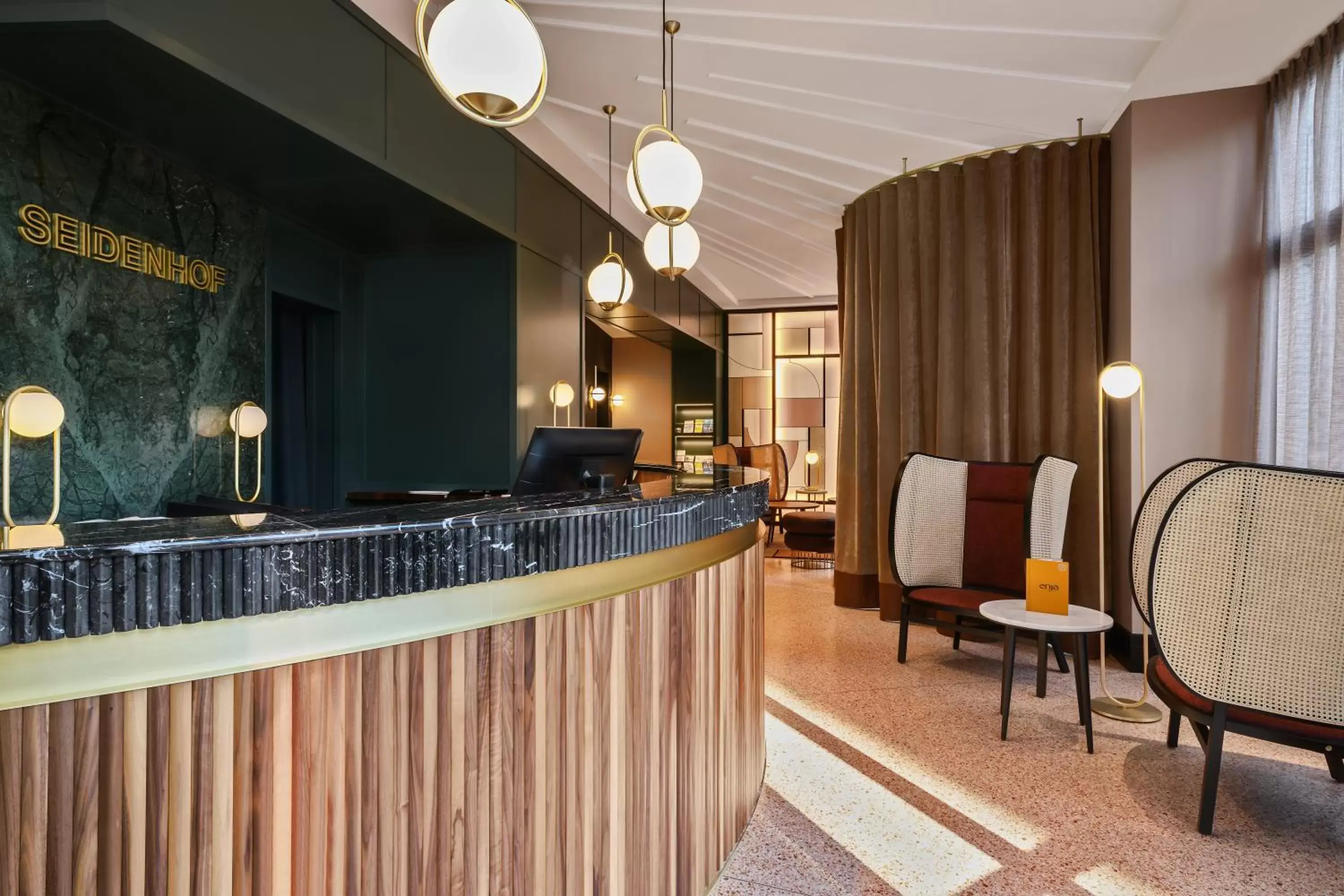 Lobby or reception in Boutique Hotel Seidenhof