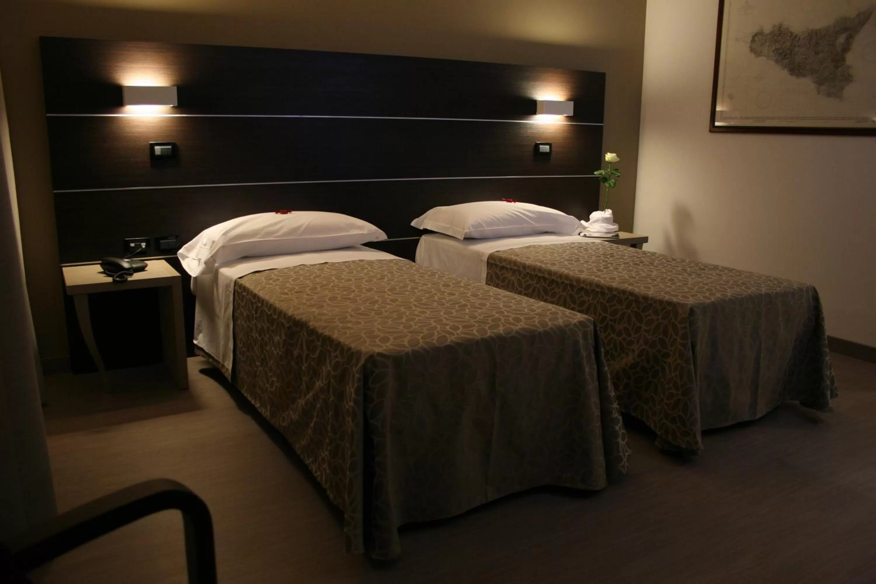 Bed in Hotel La Conchiglia