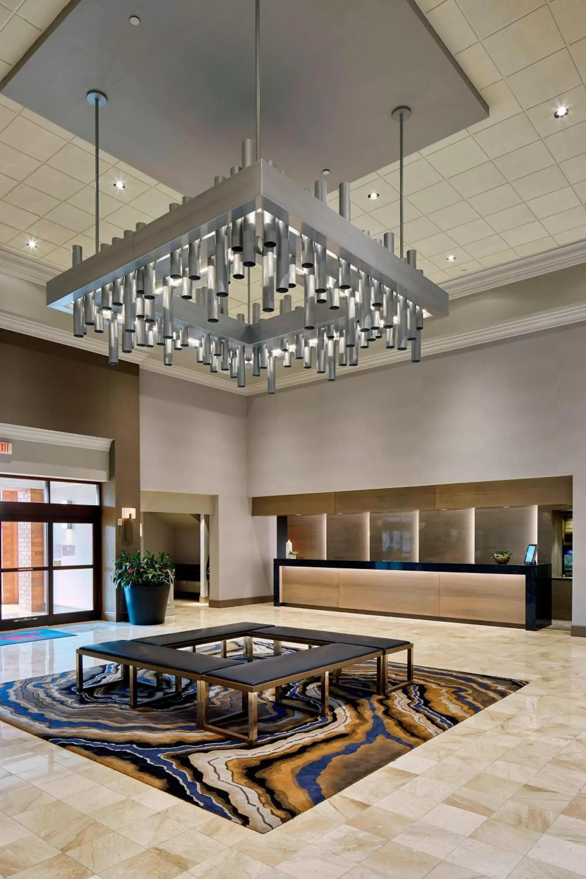 Lobby or reception, Lobby/Reception in Marriott Cincinnati Airport