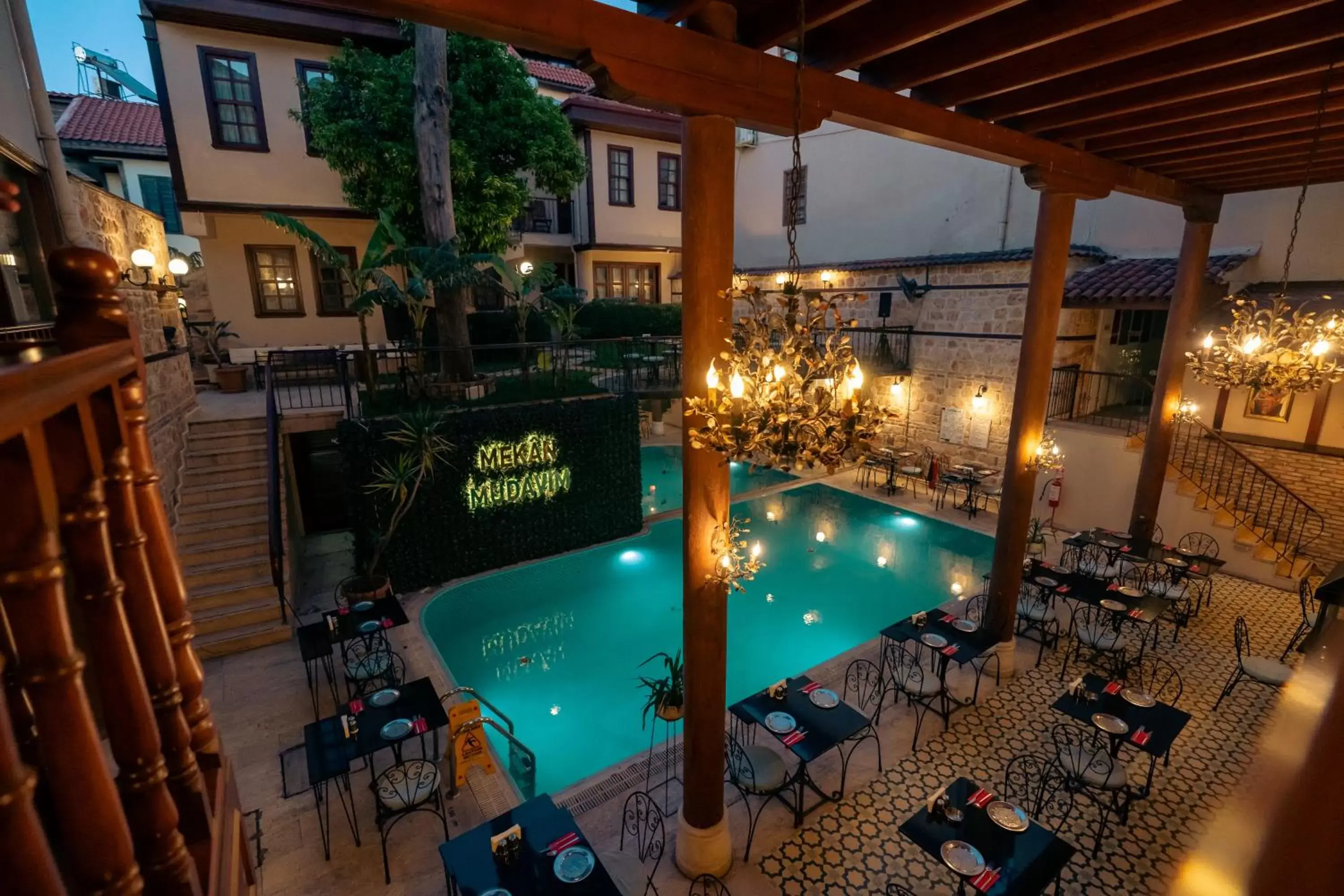 Restaurant/places to eat, Pool View in Mediterra Art Hotel Antalya