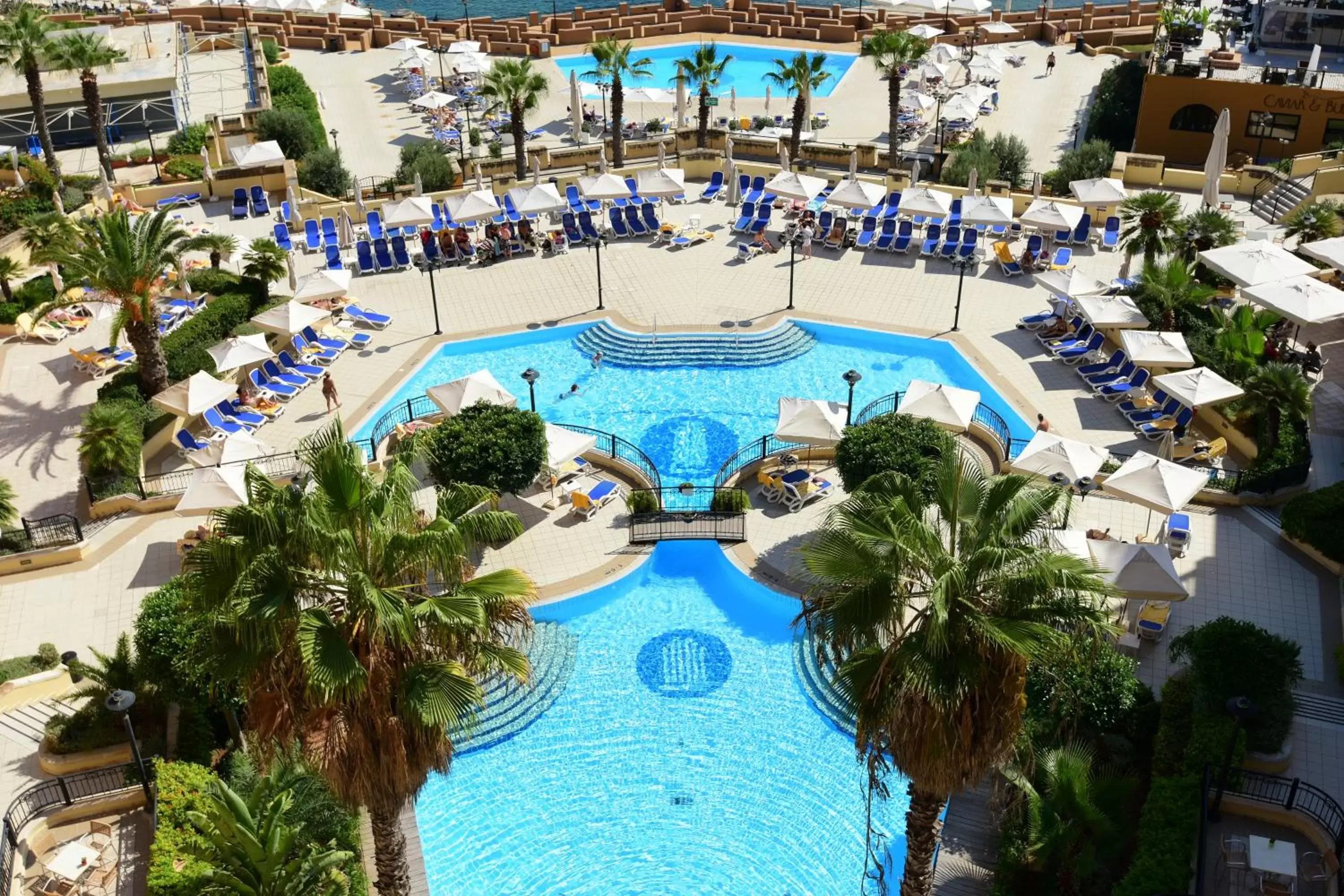 Swimming pool, Pool View in Corinthia Hotel St. George’s Bay