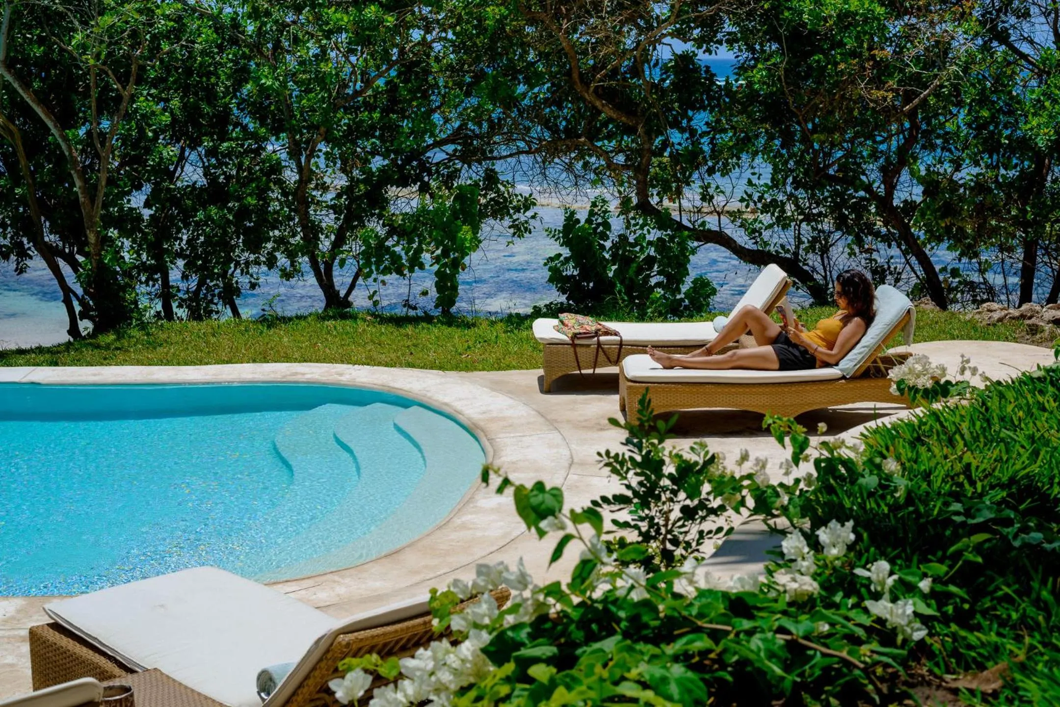 Pool view in Swahili Beach